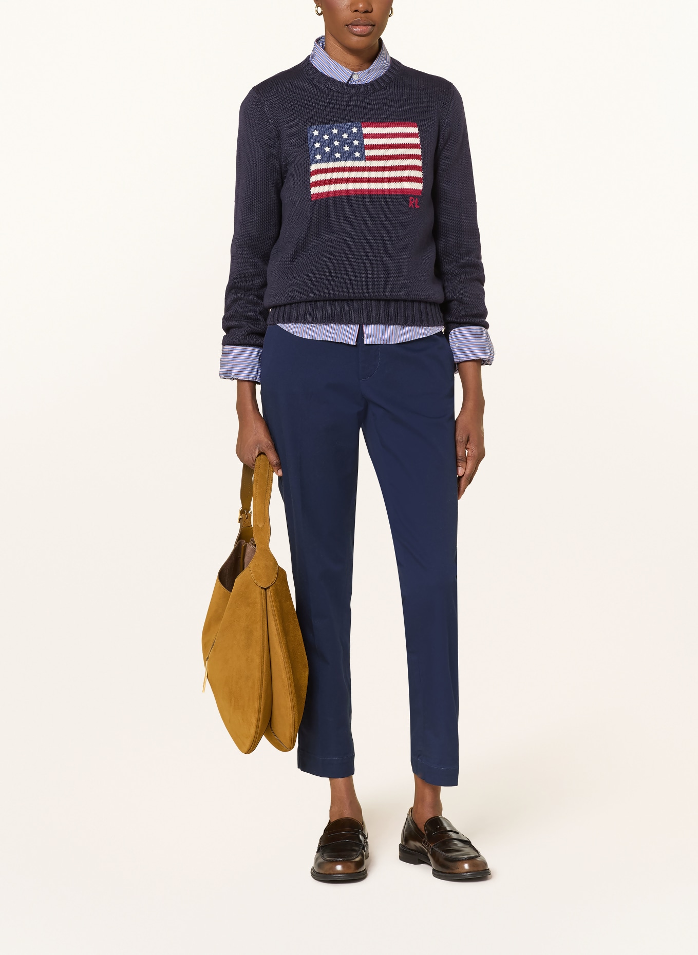 POLO RALPH LAUREN sweater: DARK BLUE