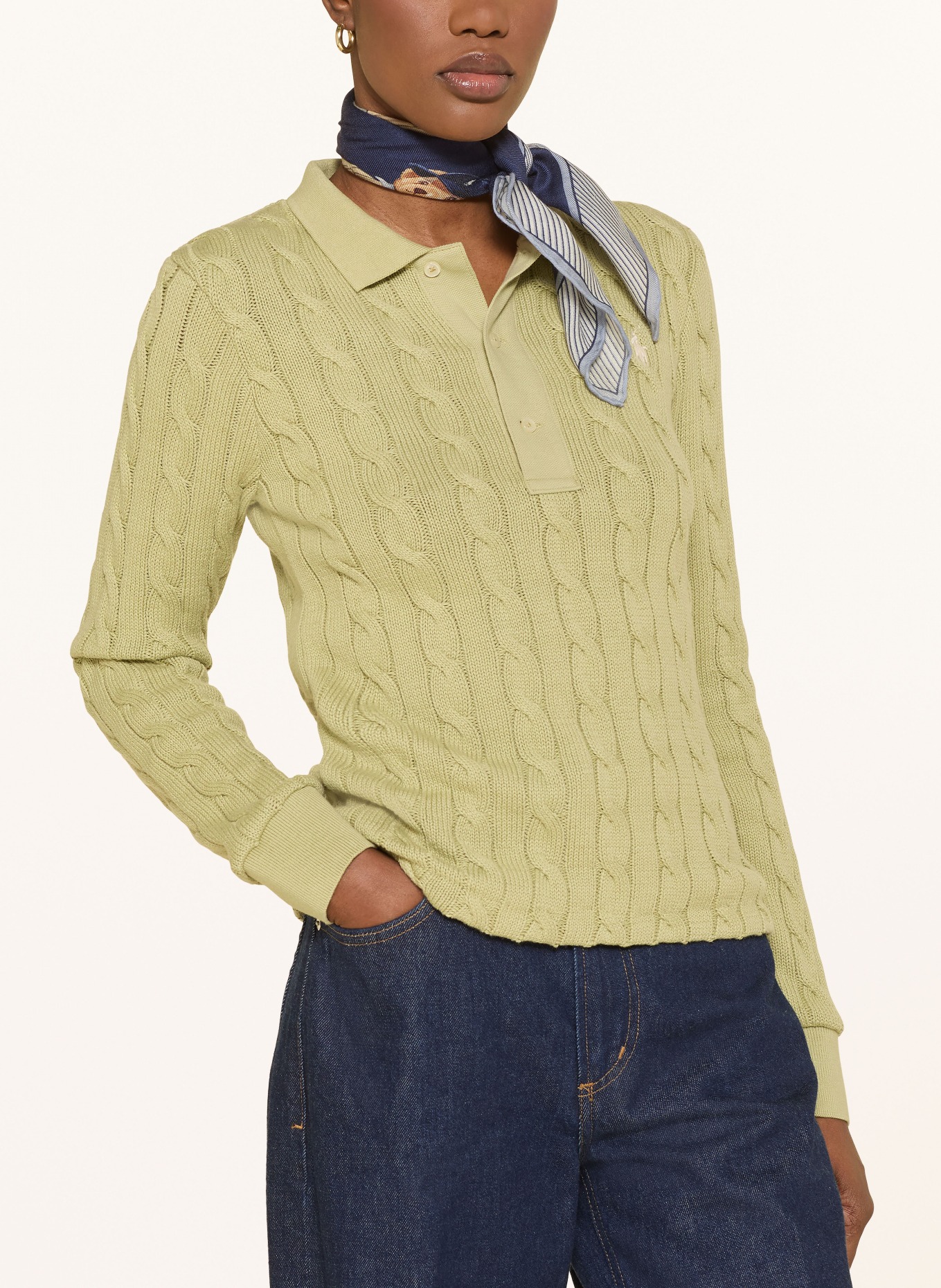 POLO RALPH LAUREN Sweater: LIGHT GREEN