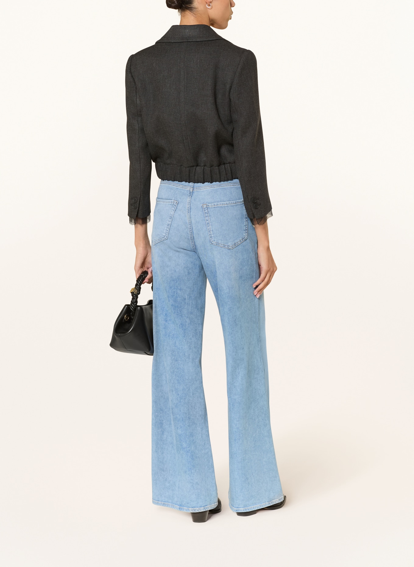 RAFFAELLO ROSSI Wide Leg Jeans SENA: 820 USED BLUE