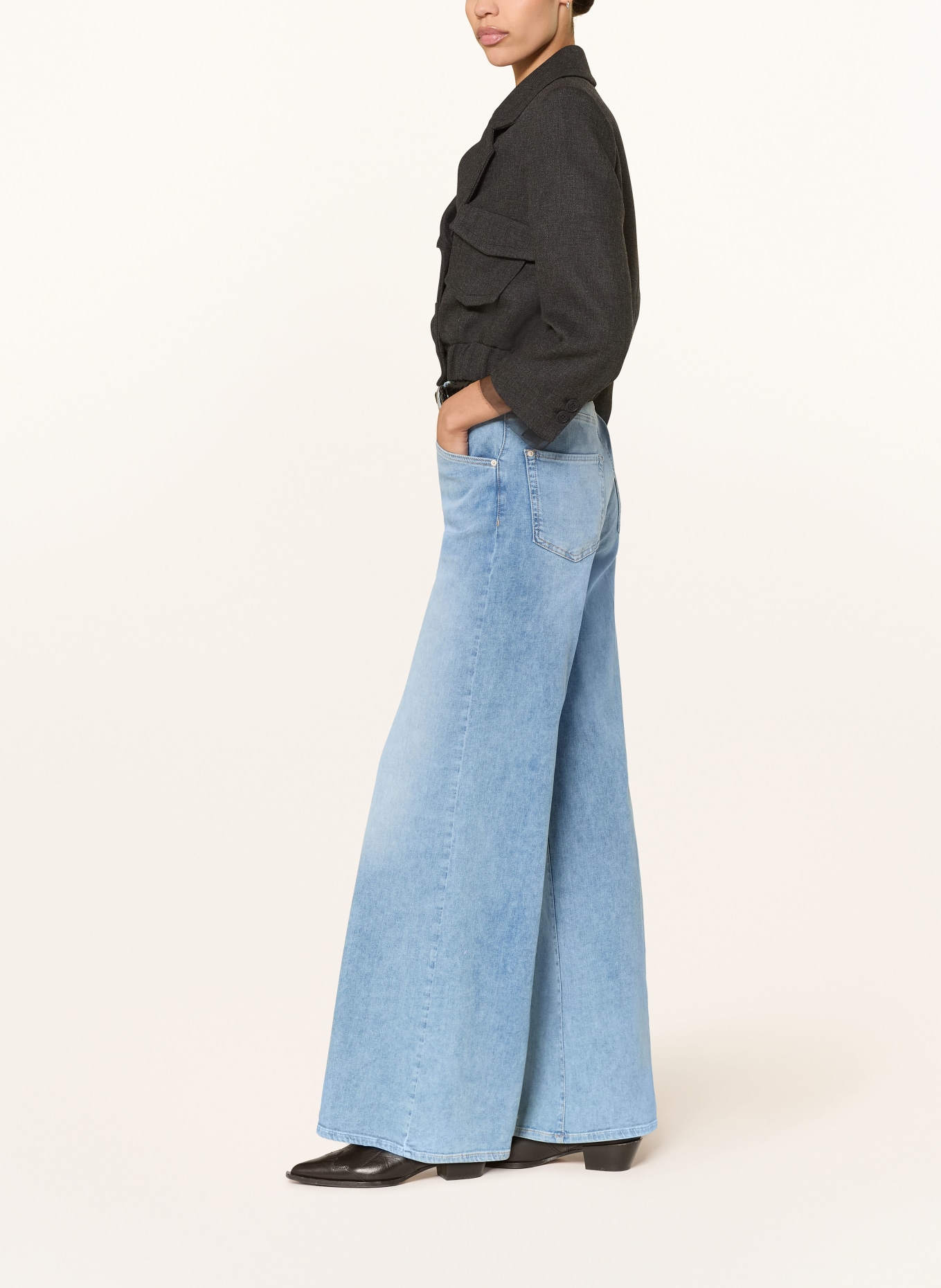 RAFFAELLO ROSSI Wide Leg Jeans SENA: 820 USED BLUE