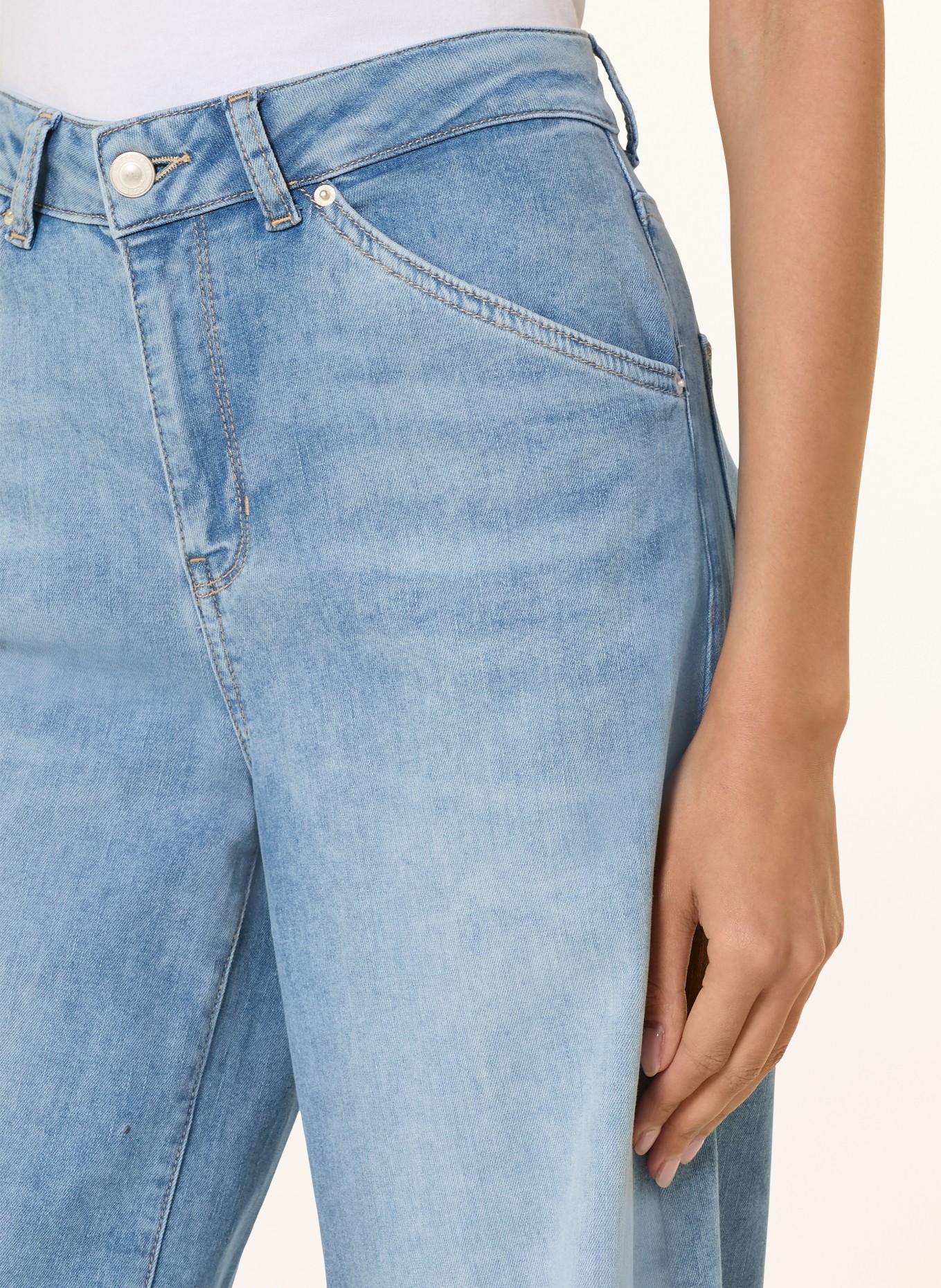 RAFFAELLO ROSSI Wide Leg Jeans SENA: 820 USED BLUE