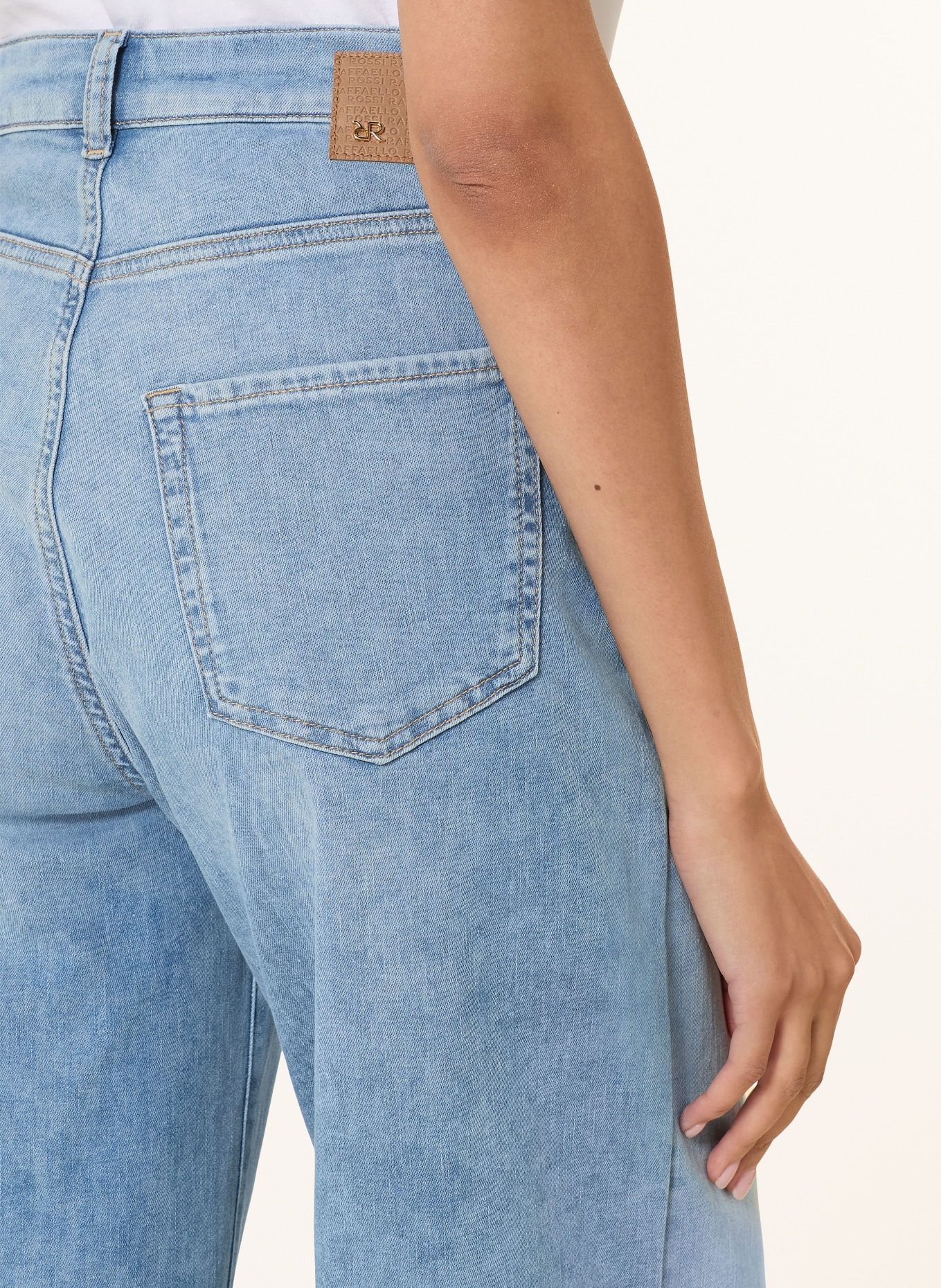 RAFFAELLO ROSSI Wide Leg Jeans SENA: 820 USED BLUE