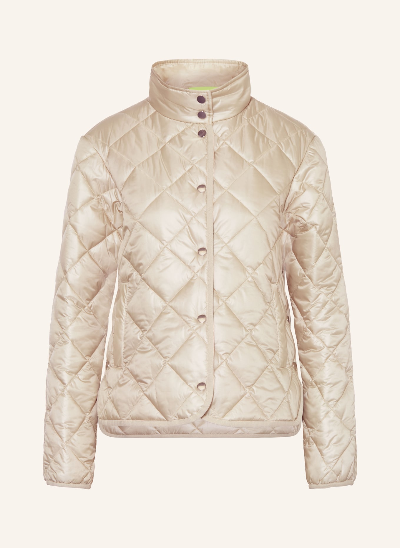 No.1 Como Quilted jacket: BEIGE