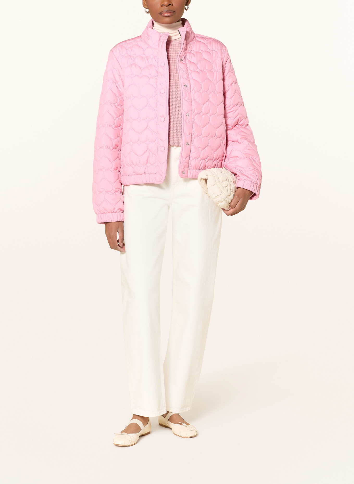 RINO & PELLE Prošívaná bunda ABA: RŮŽOVÁ