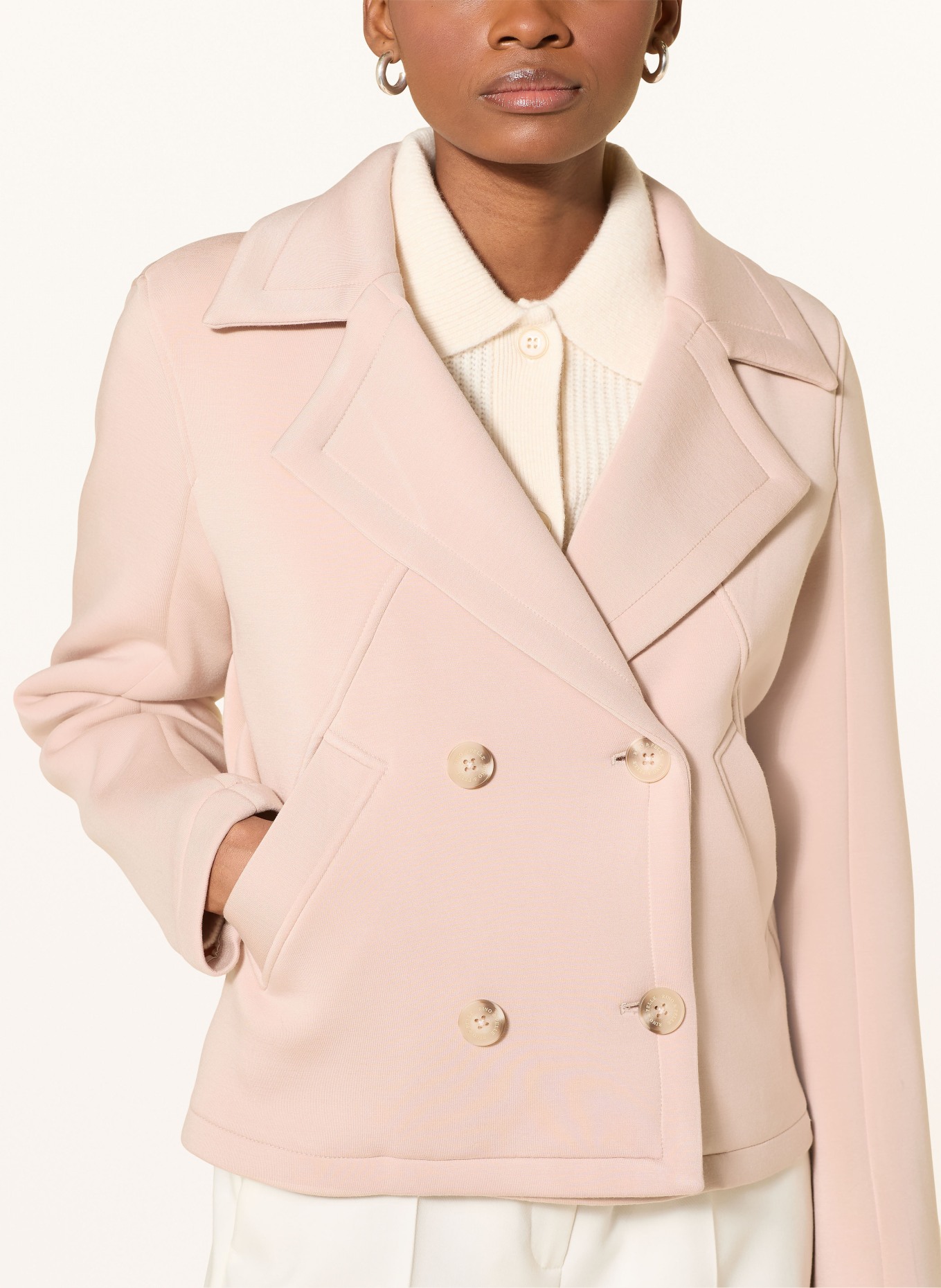 RINO & PELLE Kurtka caban JENNIFER: SZAROBRĄZOWY