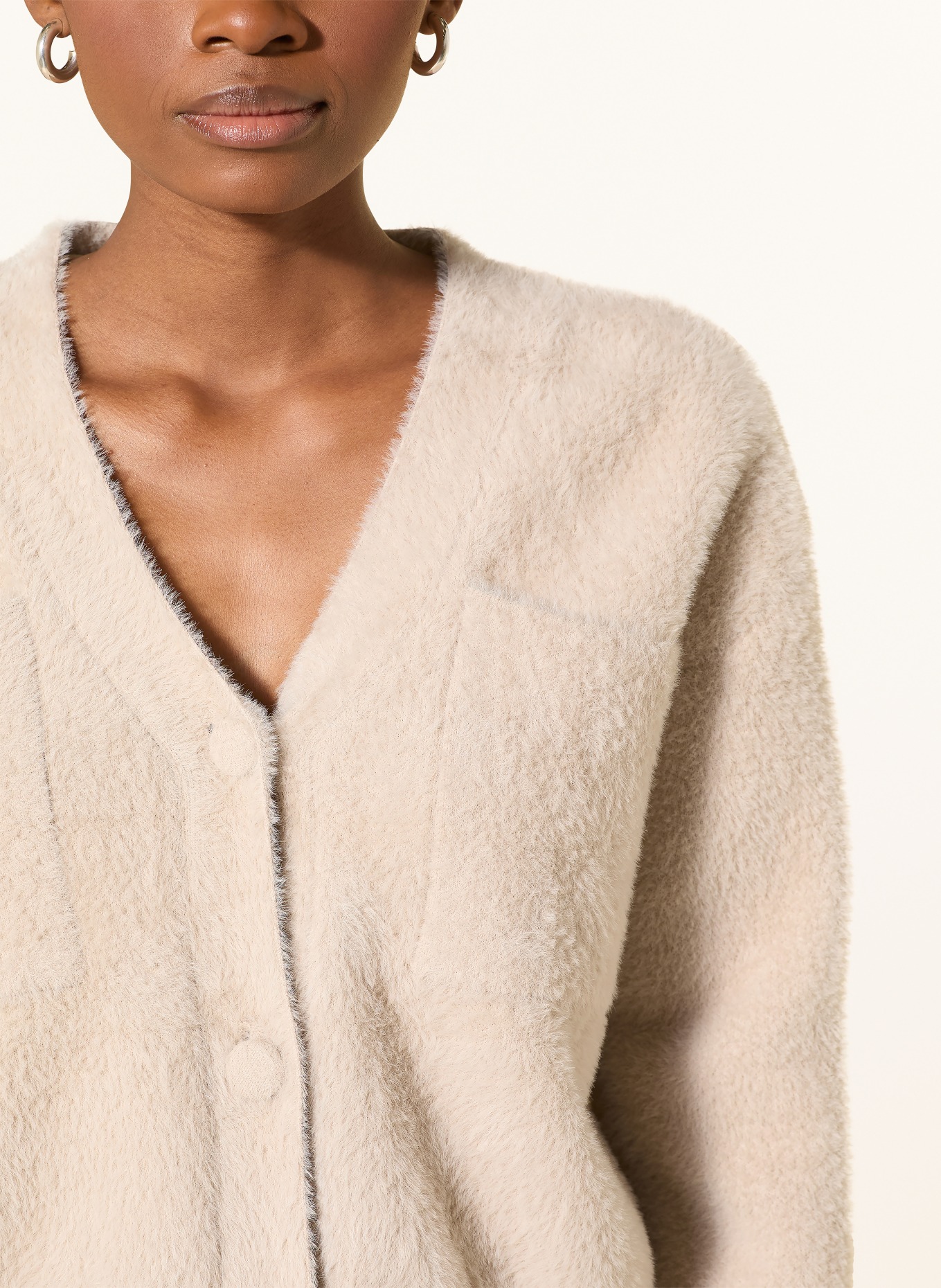 RINO & PELLE cardigan: TAUPE