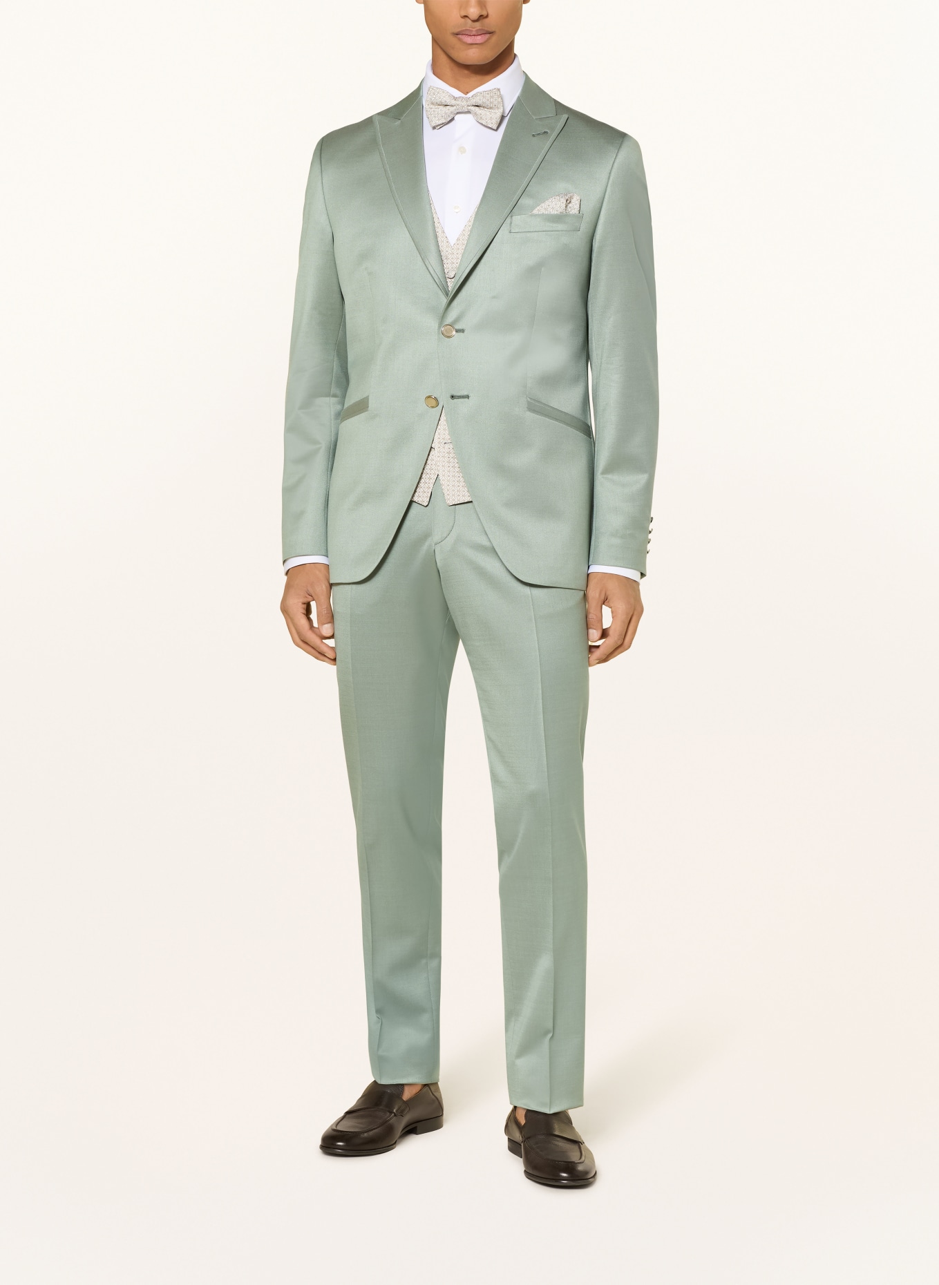 WILVORST Anzughose Slim Fit: 047 Grün