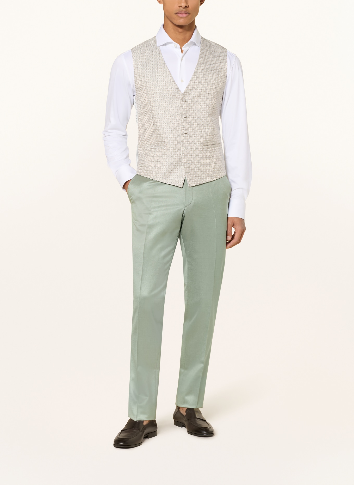 WILVORST Anzughose Slim Fit: 047 Grün