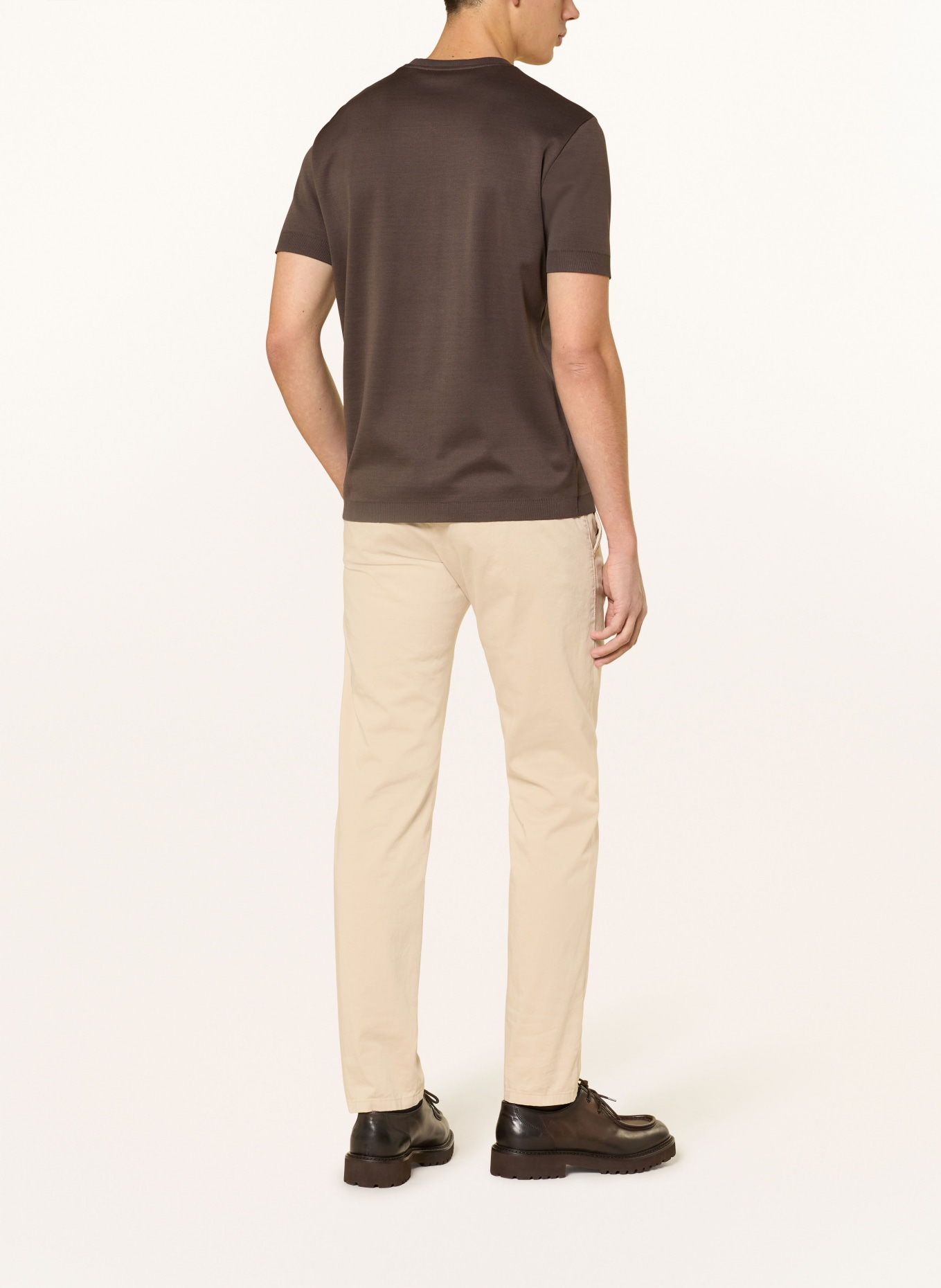 windsor. Strickshirt FLORO: DUNKELBRAUN