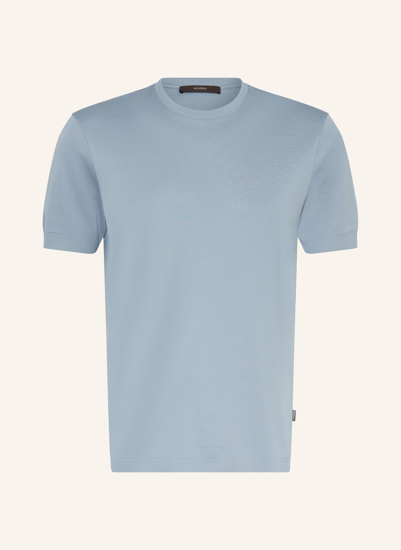 windsor. Strickshirt FLORO: HELLBLAU