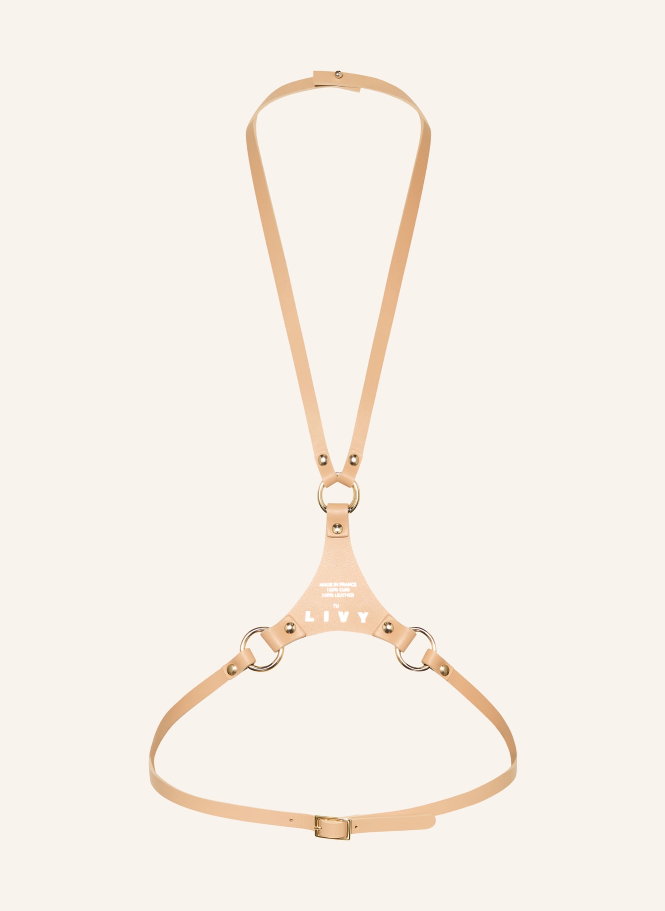 LIVY Uprząż ABYSSE: BEŻOWY