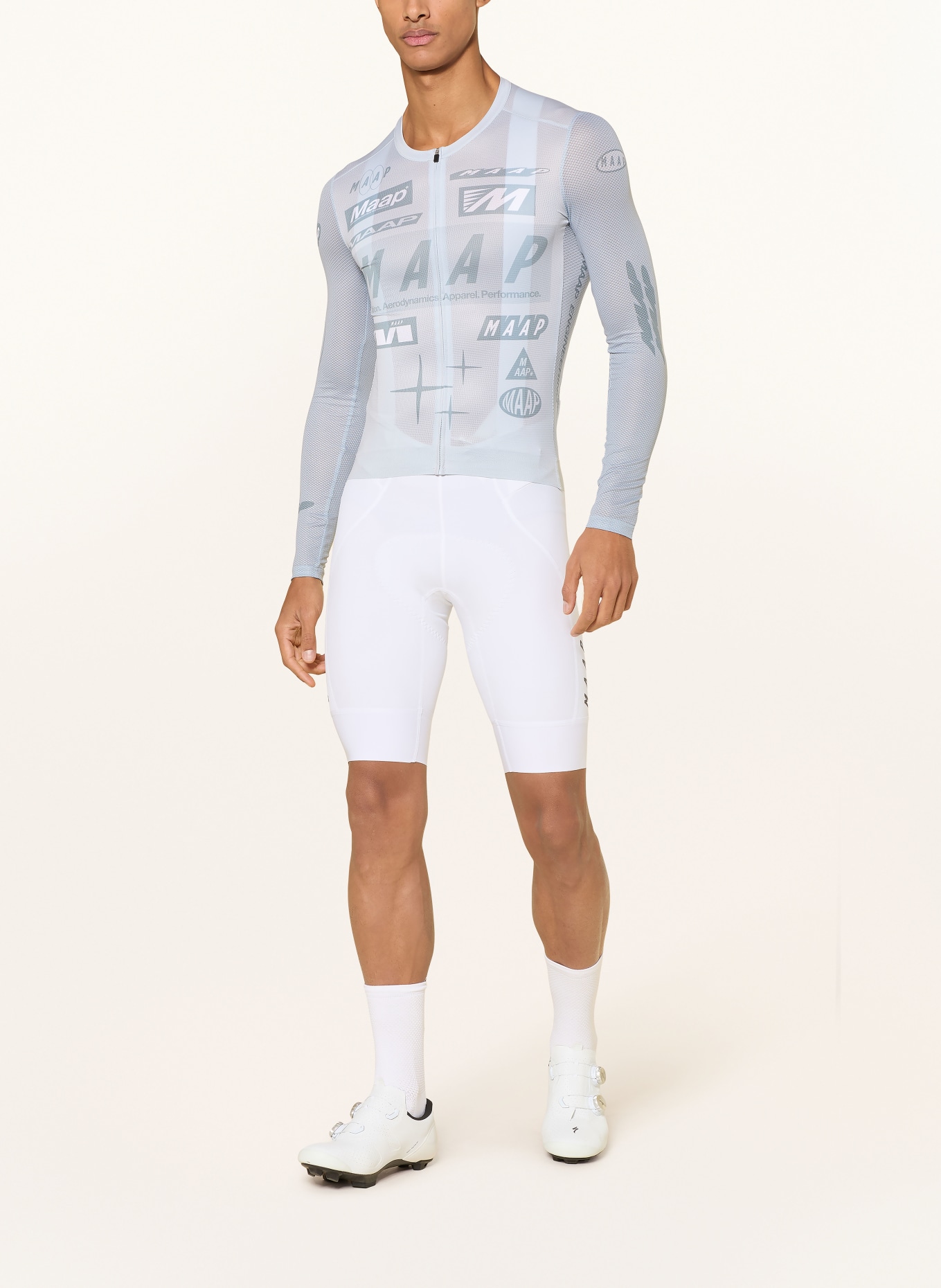 MAAP Radtrikot DROME PRO AIR LS 3.0: BLAUGRAU