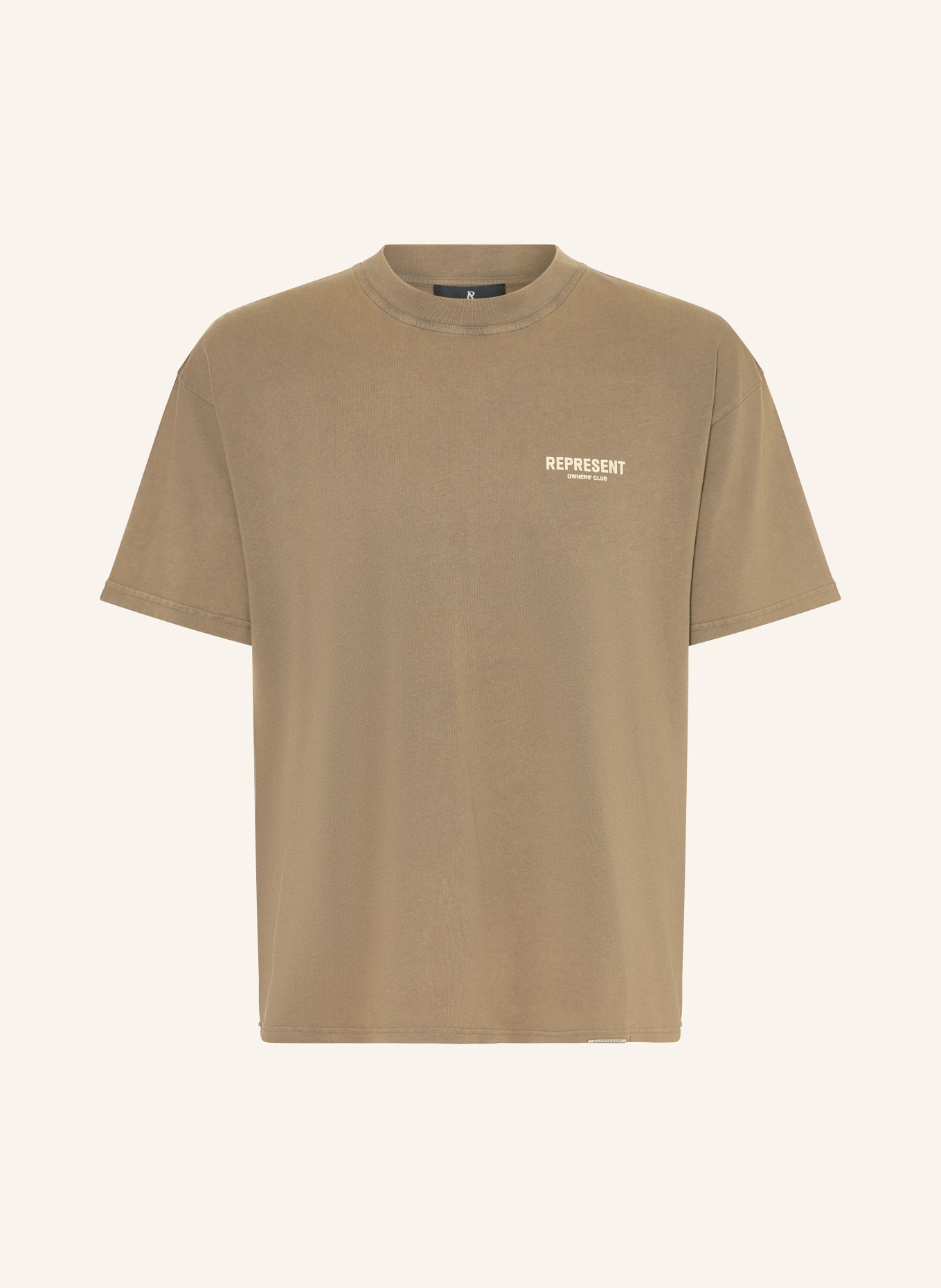 REPRESENT T-shirt: CAMEL / BEIGE