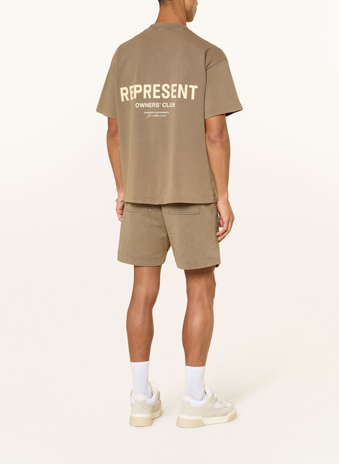 REPRESENT T-shirt: CAMEL / BEIGE