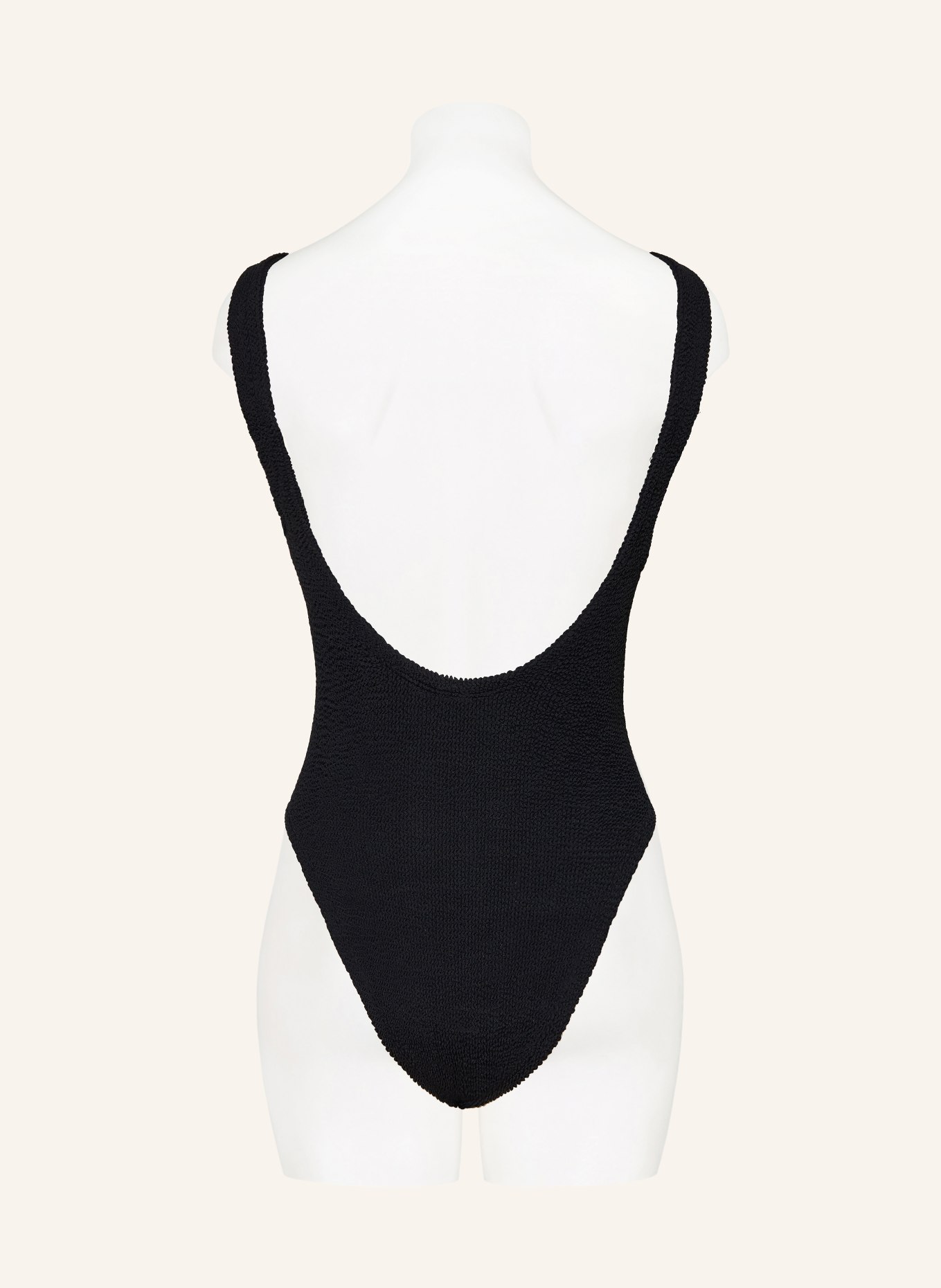 Hunza G DOMINO swimsuit: BLACK