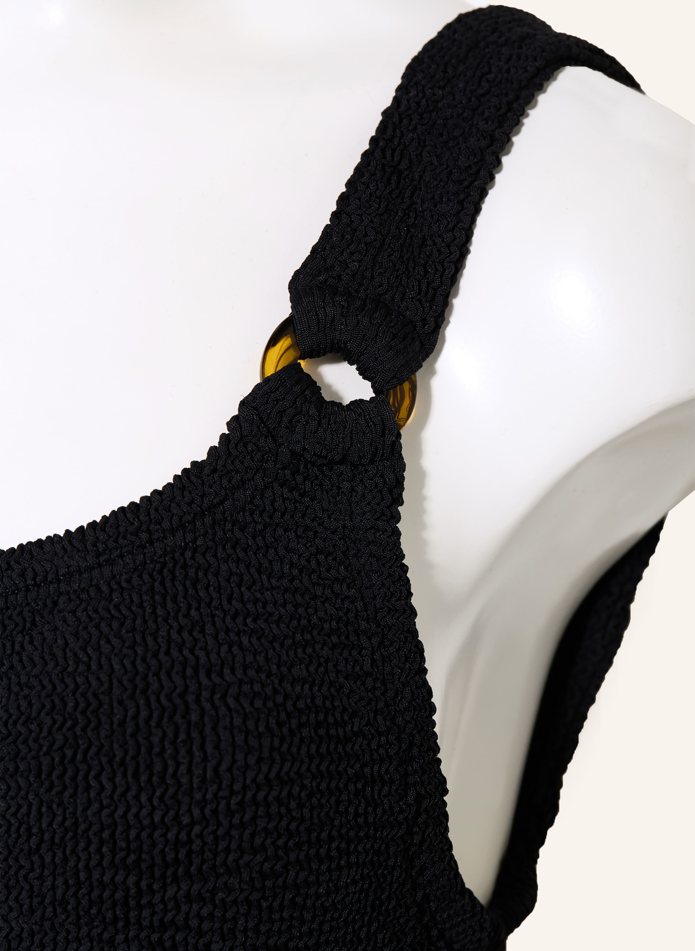 Hunza G DOMINO swimsuit: BLACK