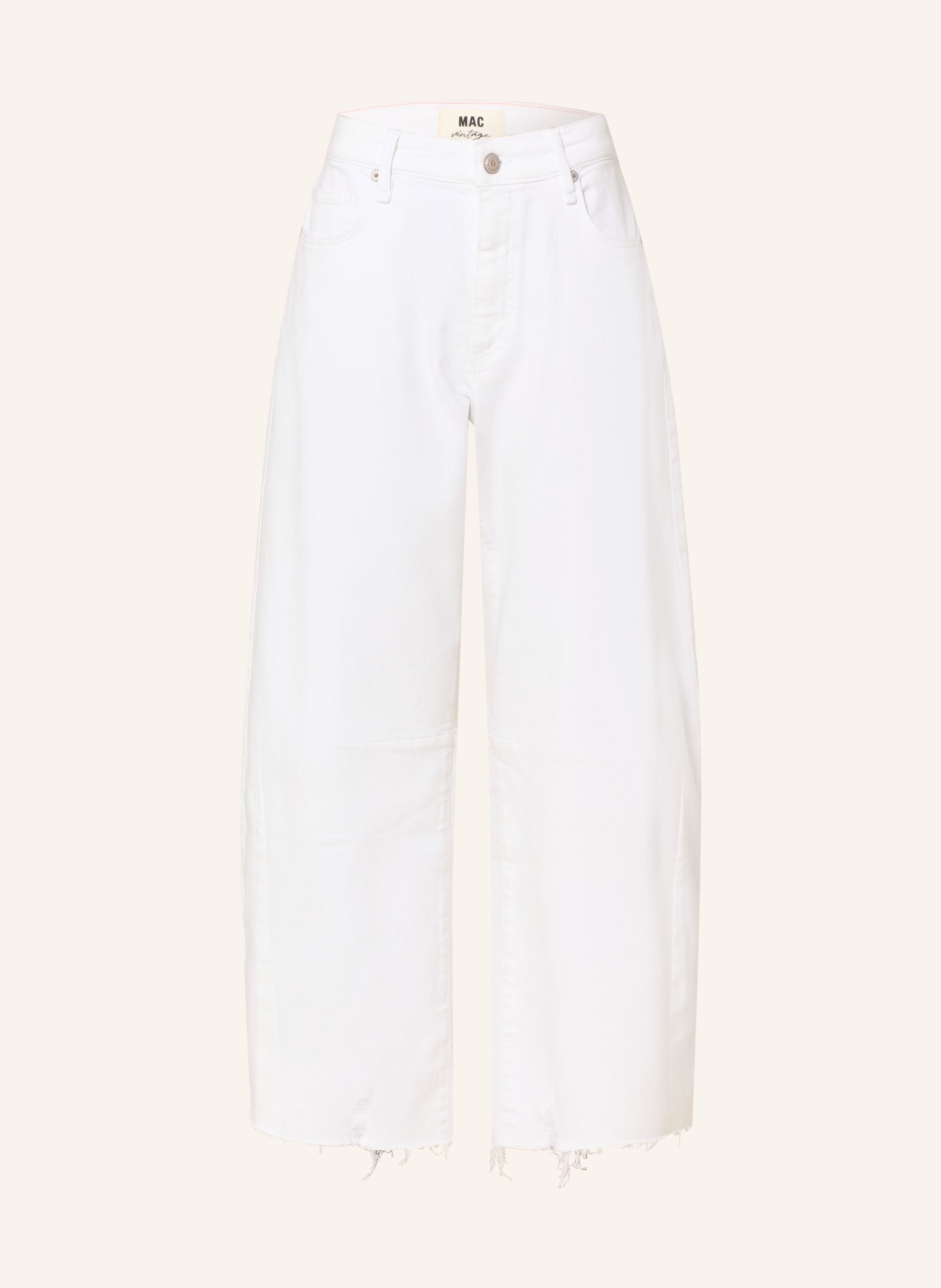 MAC Dżinsy z rozszerzanymi nogawkami DAKOTA: D010 WHITE DENIM