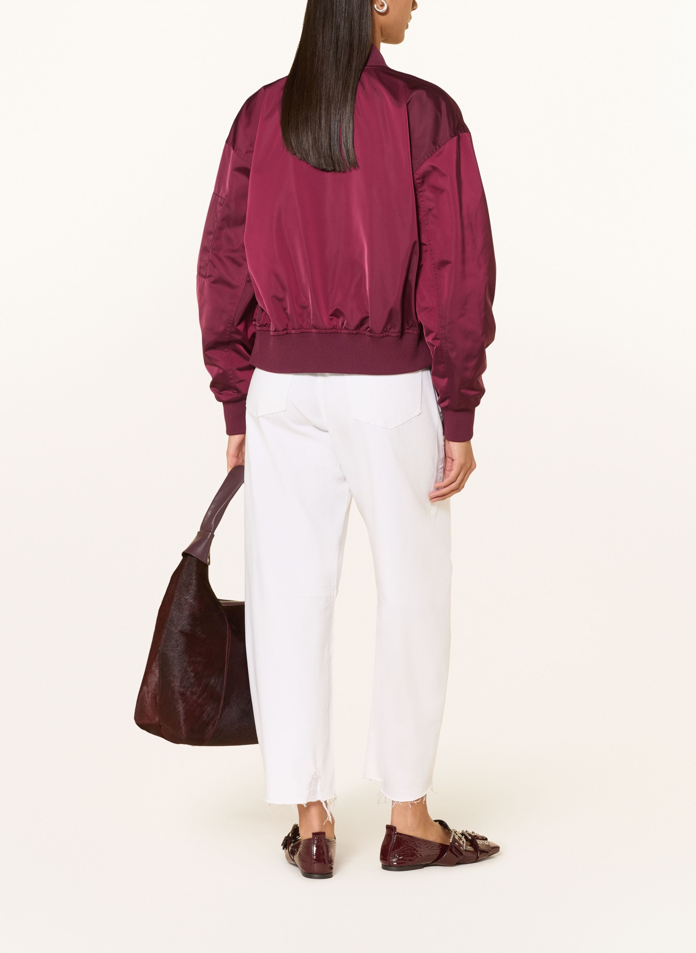 MAC Dżinsy z rozszerzanymi nogawkami DAKOTA: D010 WHITE DENIM