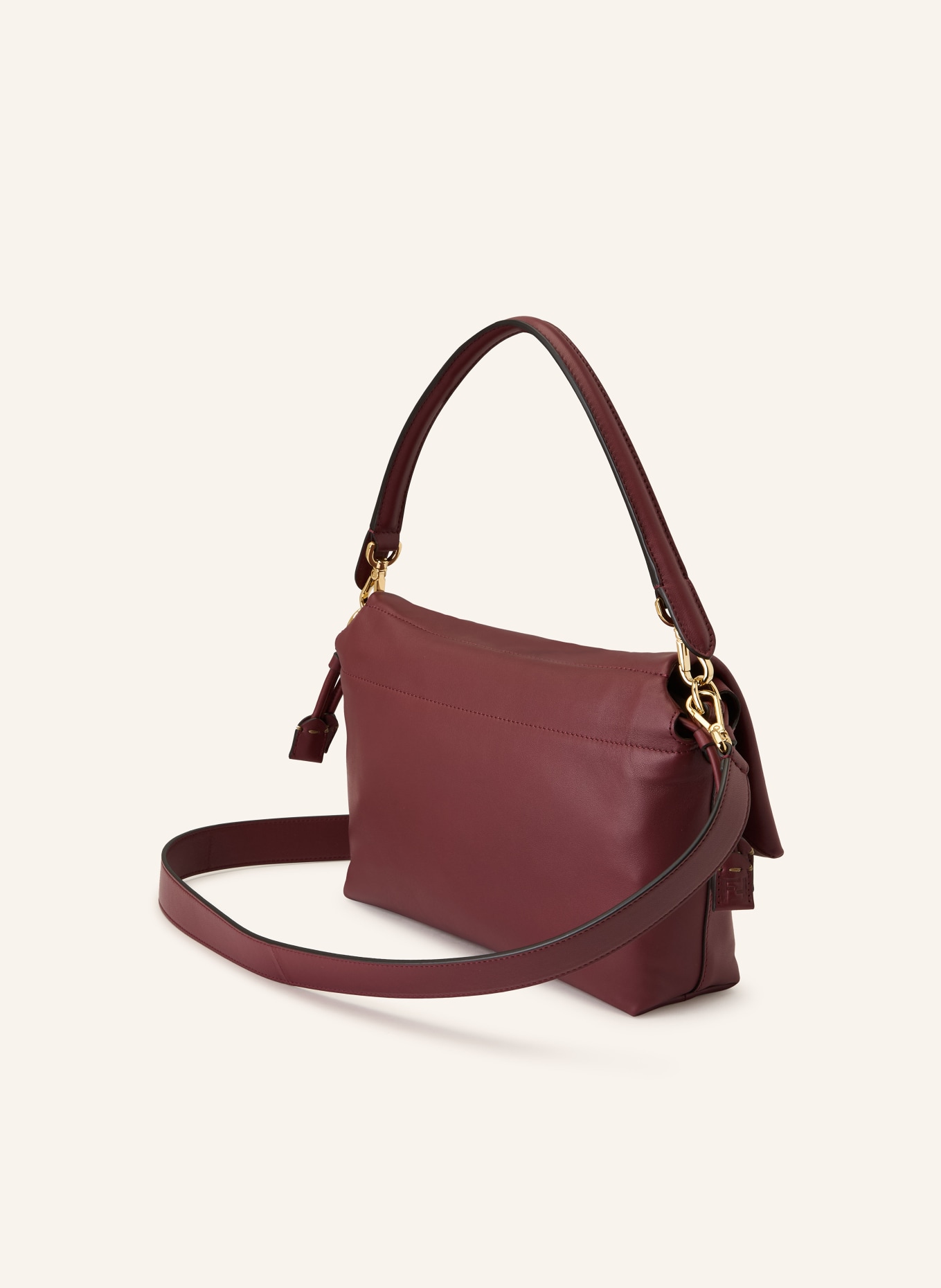 FENDI Handtasche MAMMA BAGUETTE MEDIUM: DUNKELROT