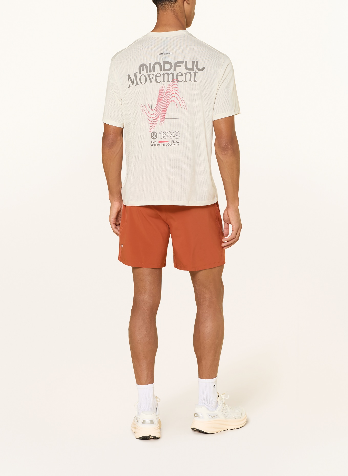 lululemon Trainingshorts PACE BREAKER LINERLESS SHORT 7IN: DUNKELORANGE