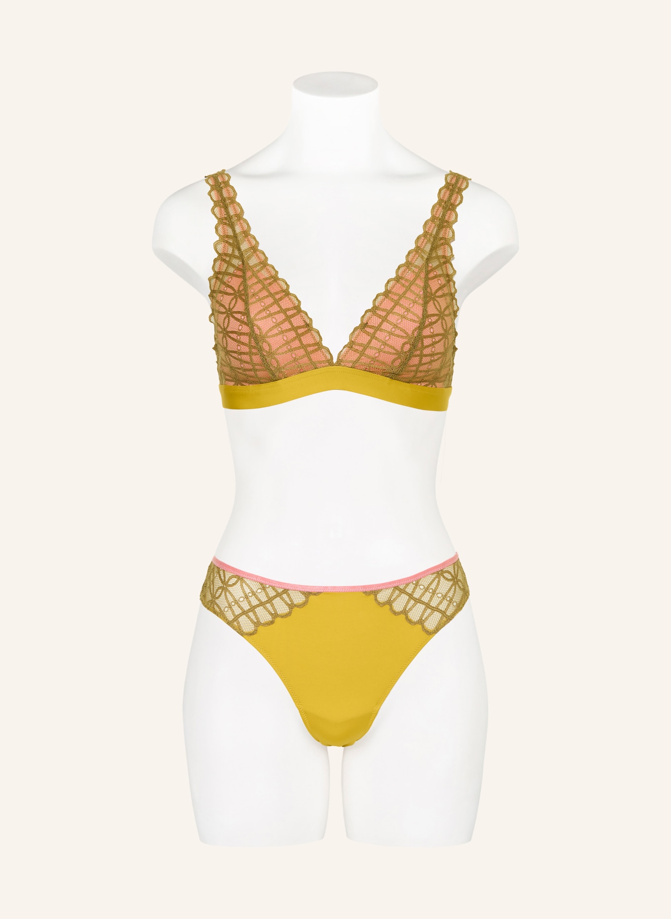 mey Triangel-BH Serie POETRY TEMPTATION: OLIV / ROSA / DUNKELGELB