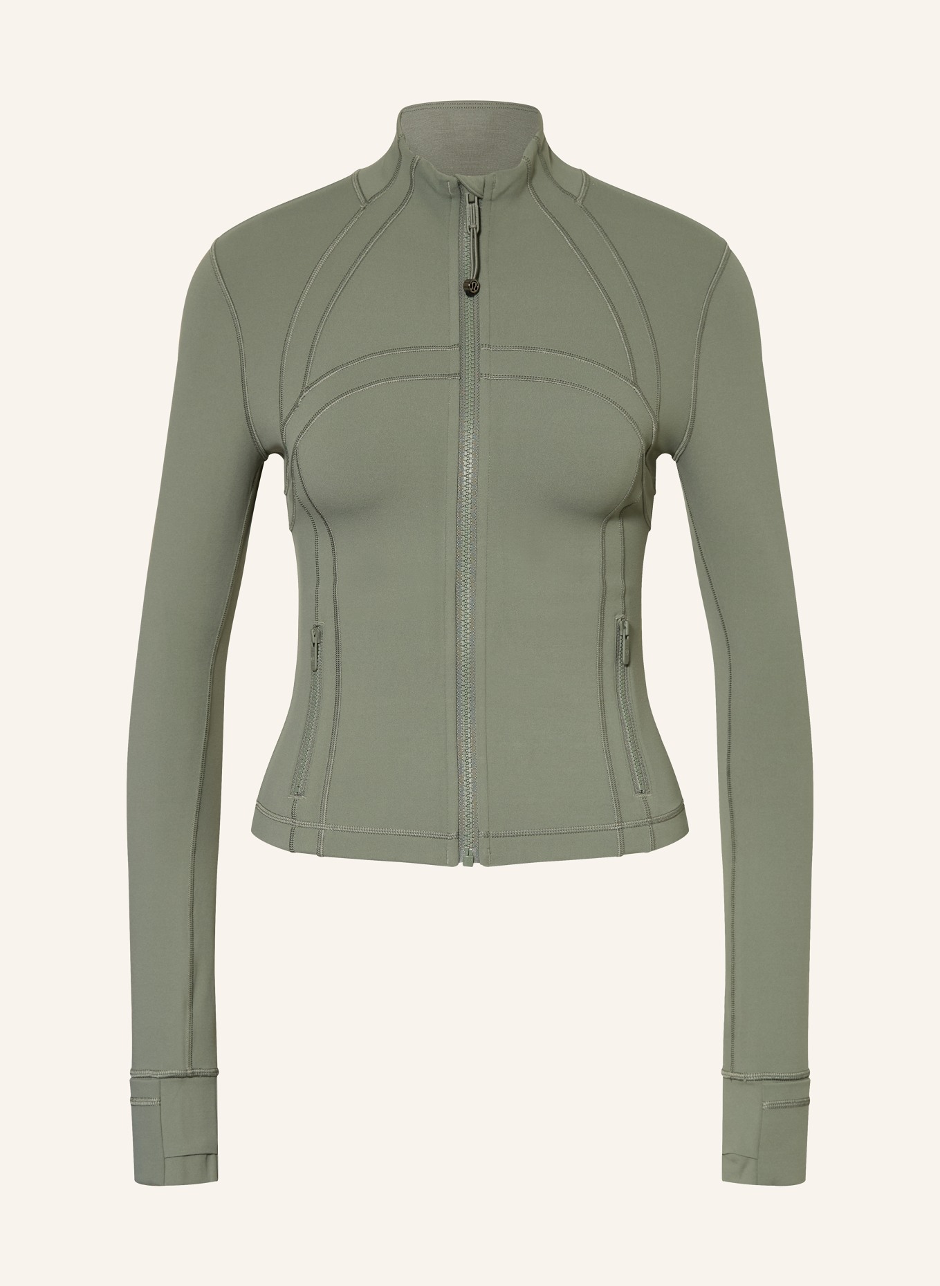 lululemon Yoga-Jacke DEFINE CROPPED: OLIV