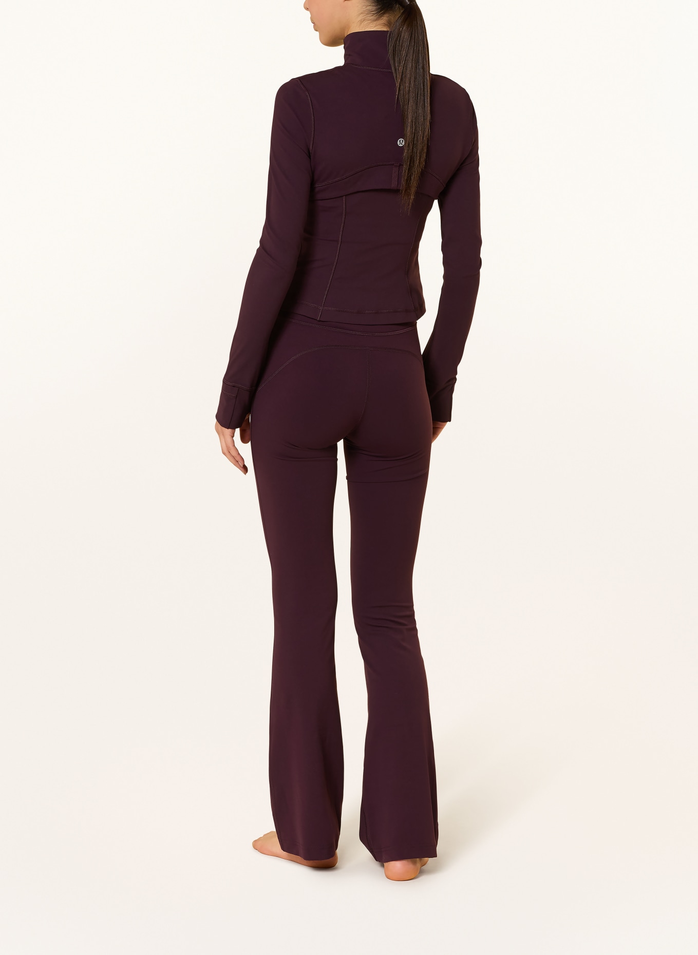 lululemon Yoga-Jacke DEFINE CROPPED: DUNKELROT