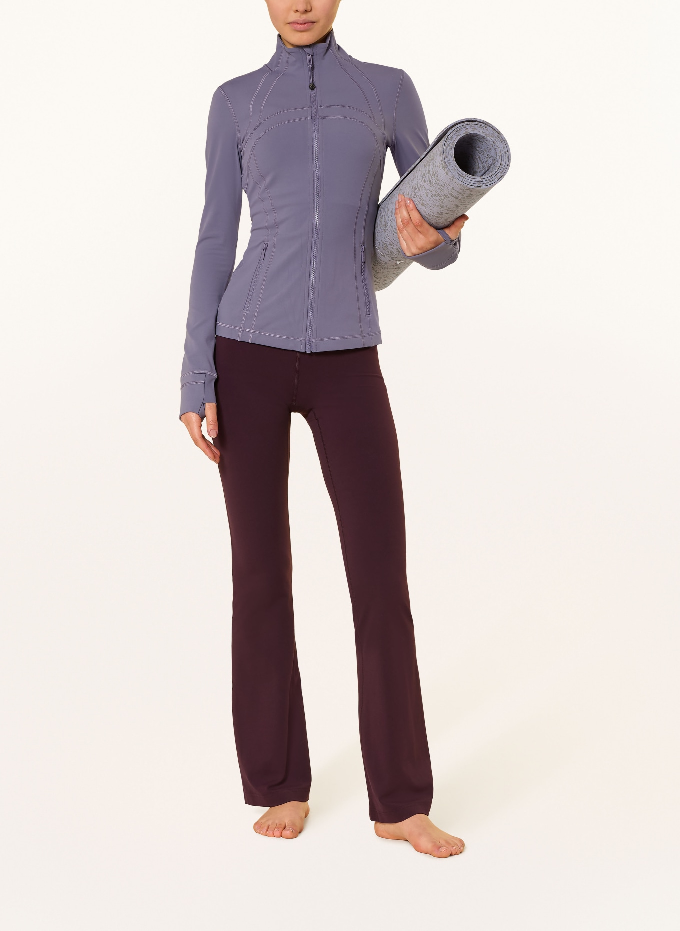 lululemon Tréninková bunda DEFINE: SVĚTLE FIALOVÁ