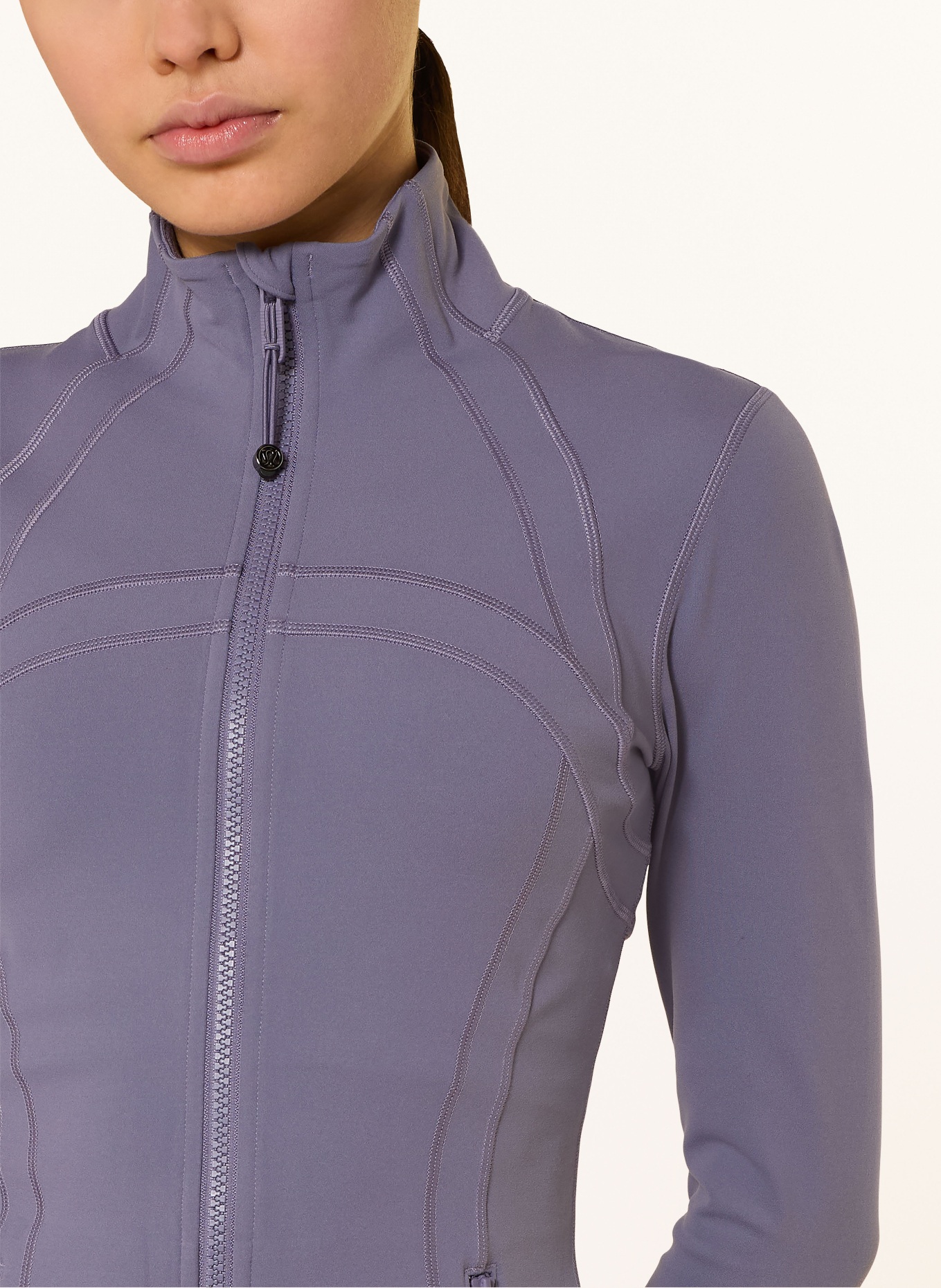 lululemon Tréninková bunda DEFINE: SVĚTLE FIALOVÁ