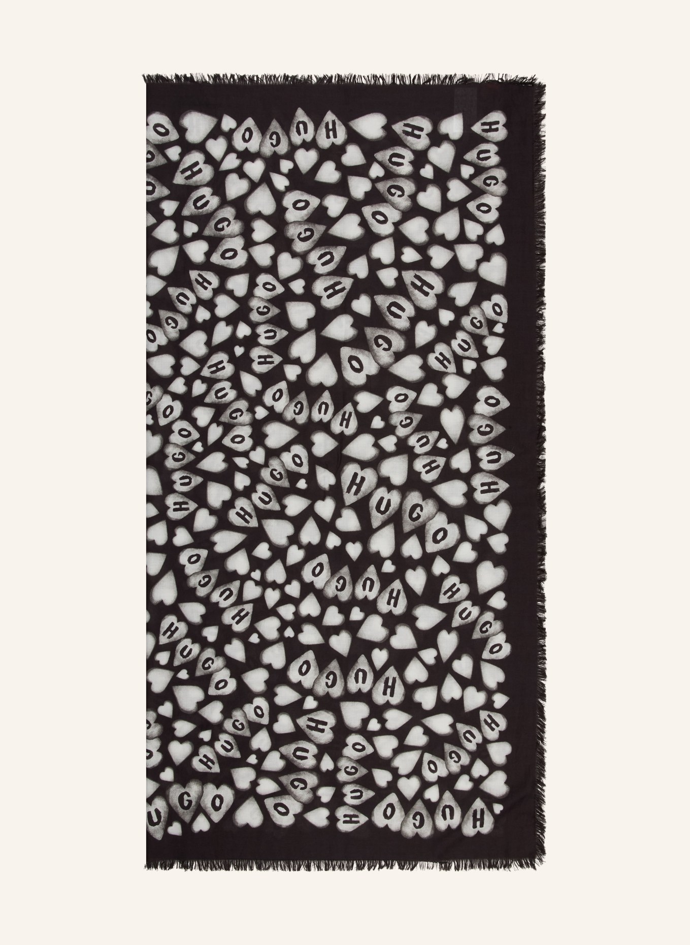 HUGO Tuch ALYCIA: SCHWARZ / WEISS