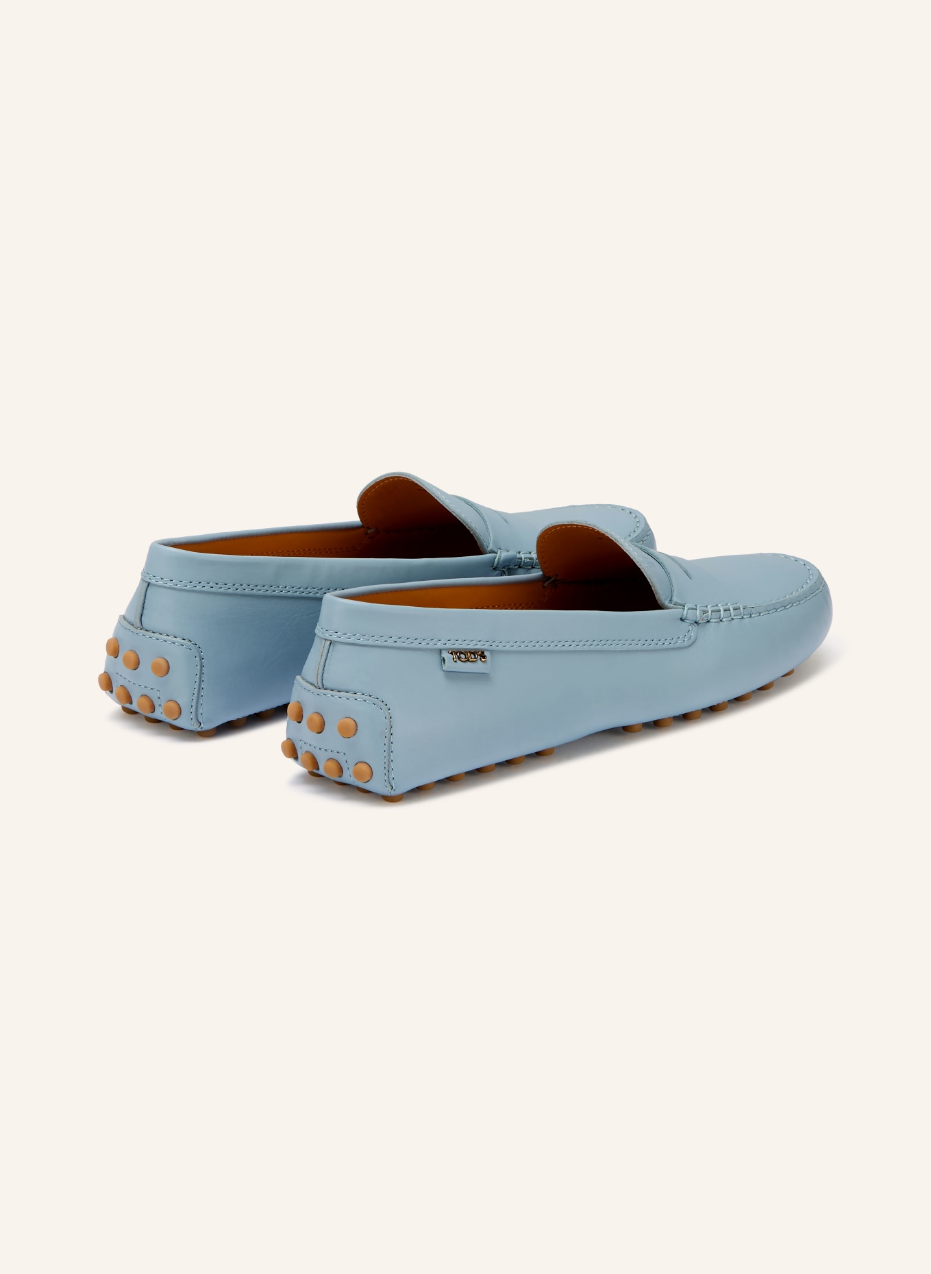 TOD'S Penny loafers: LIGHT BLUE