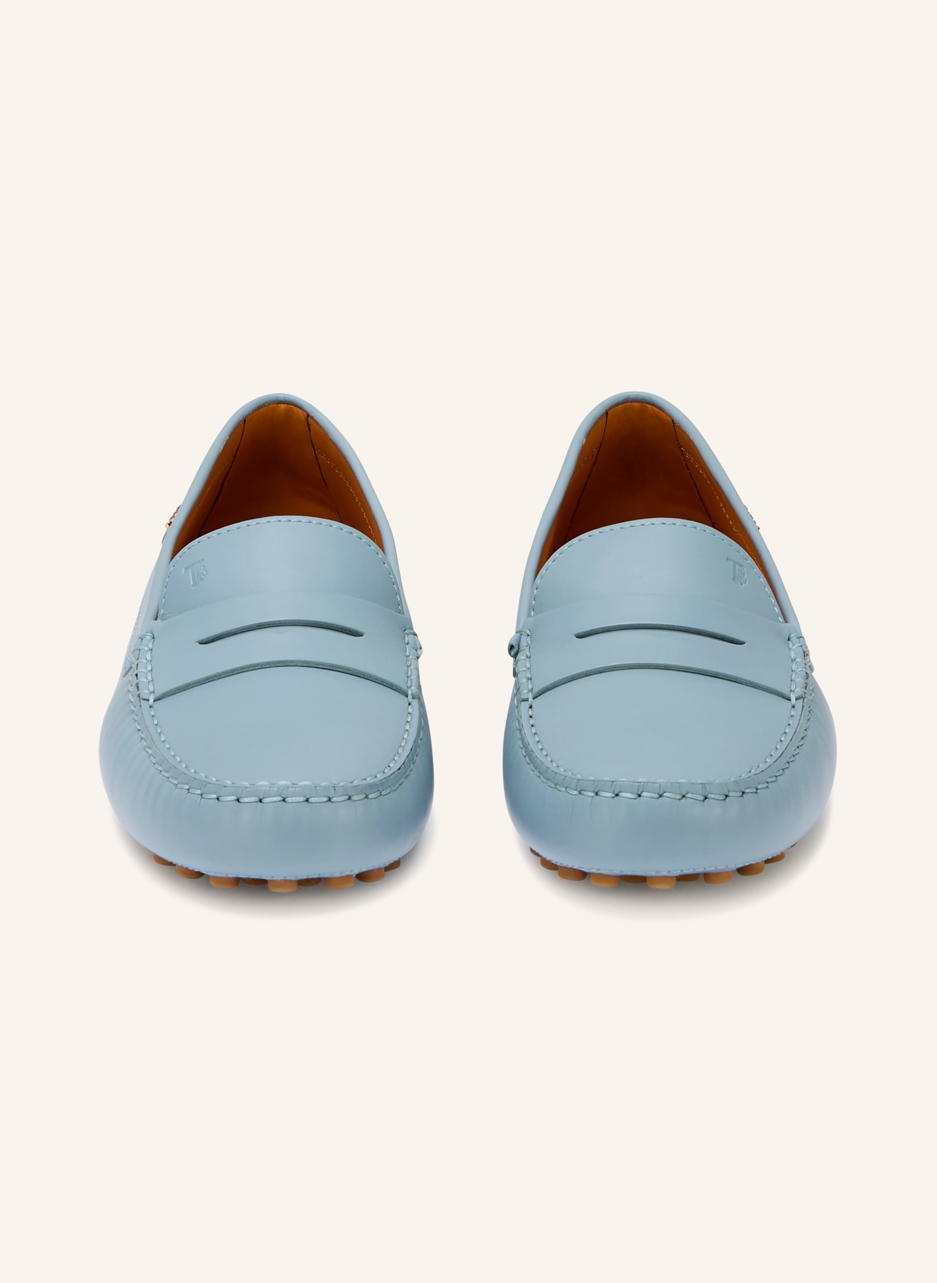 TOD'S Penny loafers: LIGHT BLUE