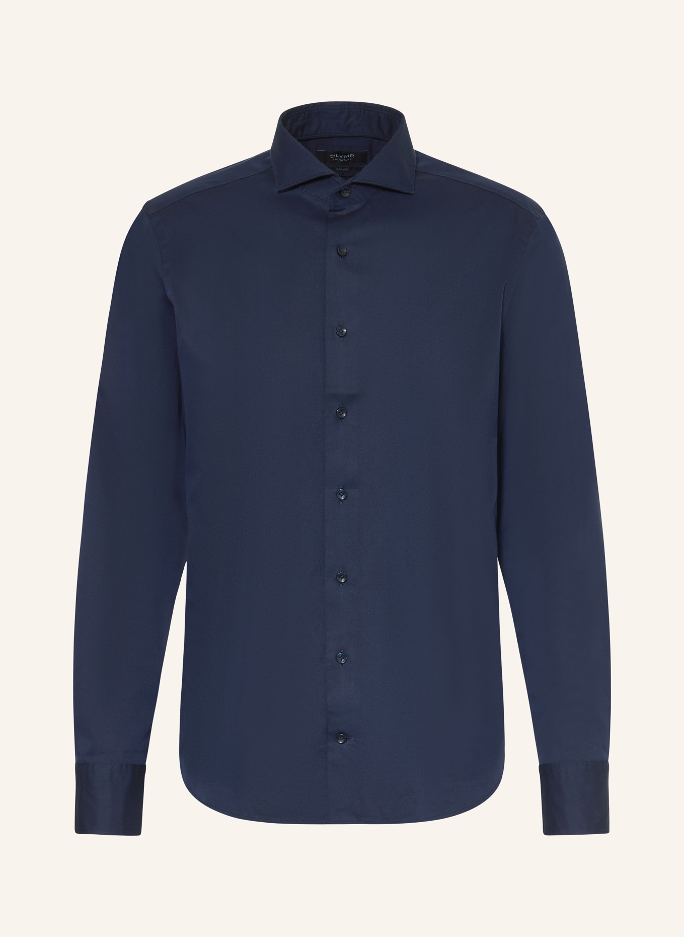 OLYMP SIGNATURE Hemd Casual tailored fit: DUNKELBLAU