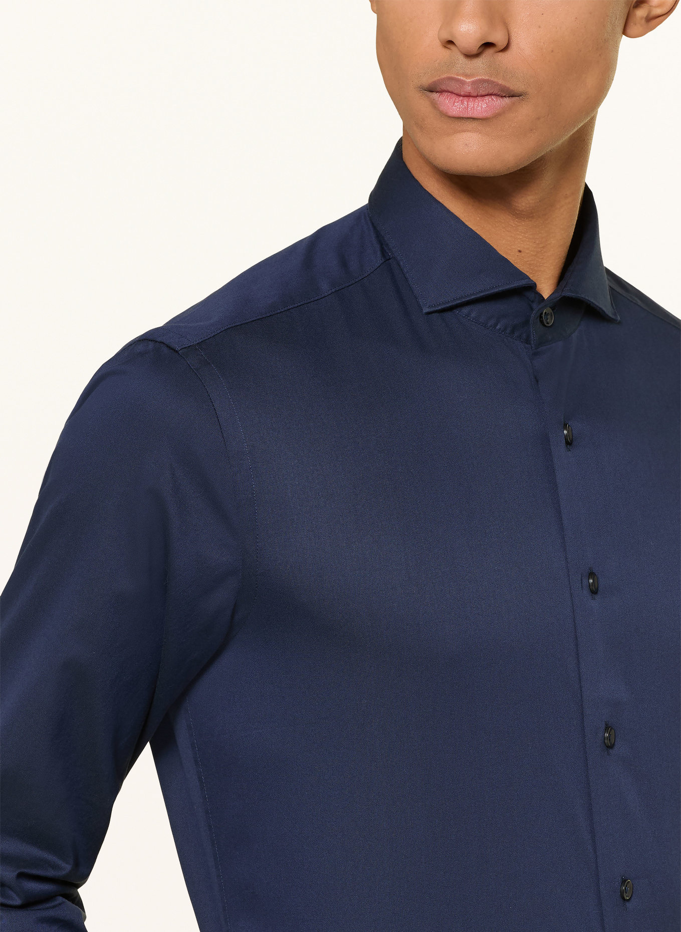 OLYMP SIGNATURE Hemd Casual tailored fit: DUNKELBLAU