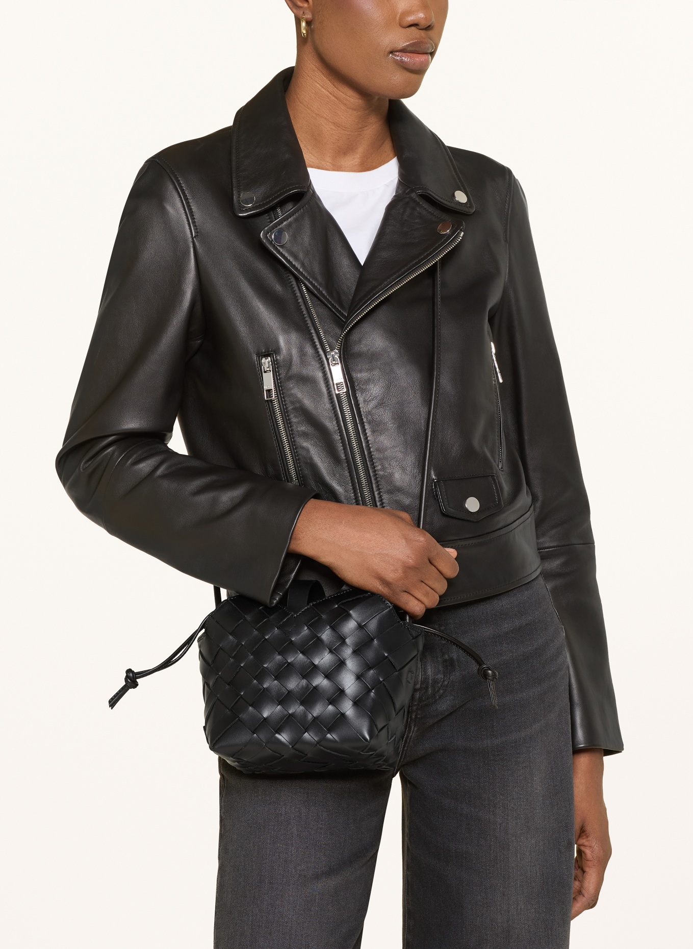 CALA JADE Handtas MISU MINI: ZWART