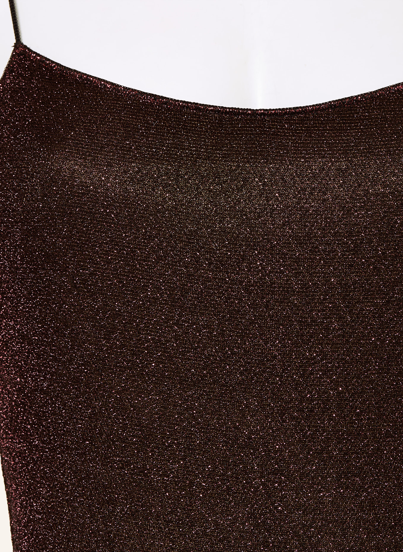 Oséree Badeanzug LUMIERE MAILLOT mit Glitzergarn: DUNKELBRAUN / ROSÉGOLD