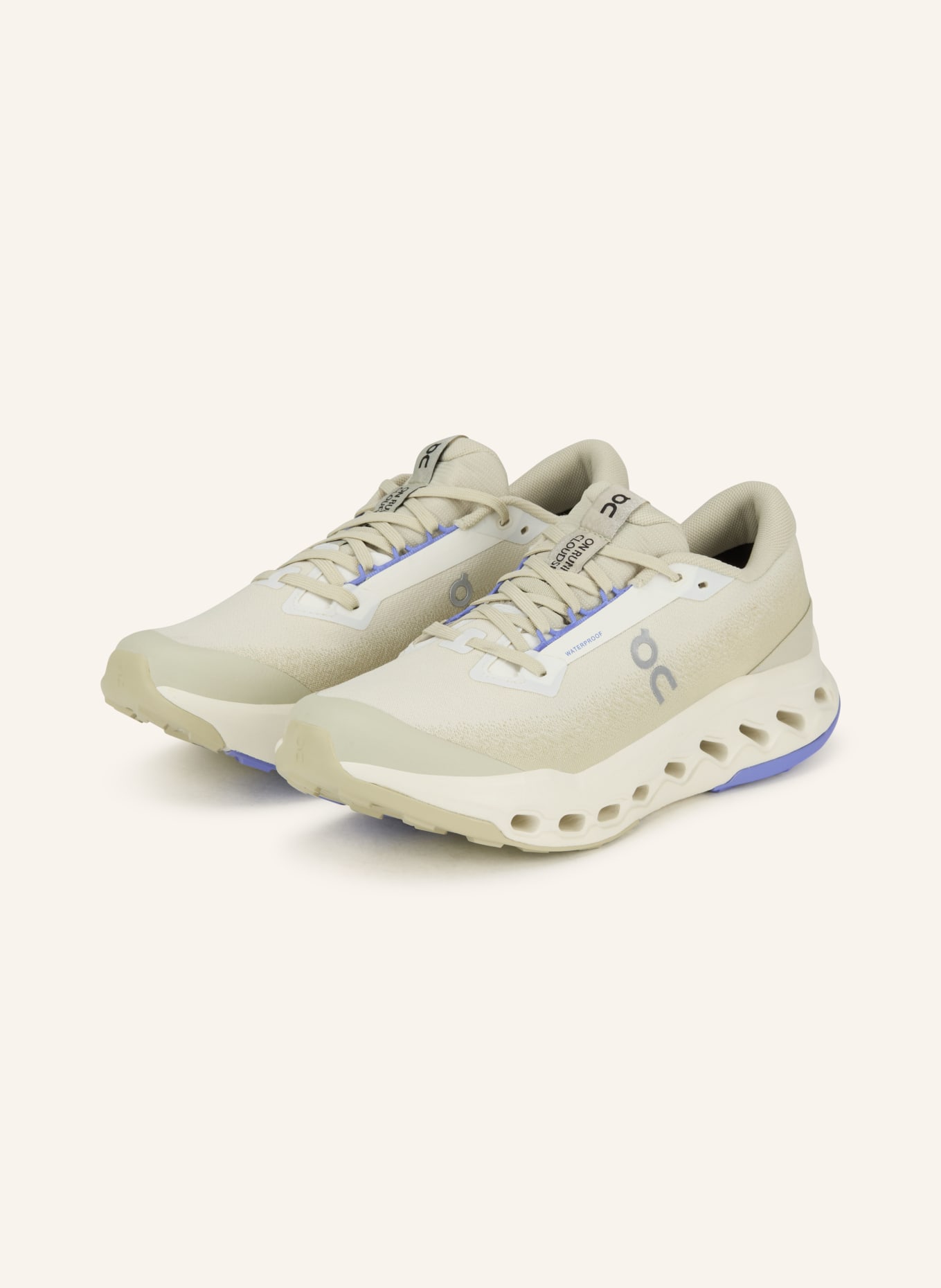 On Trail running shoes CLOUDSURFER TRAIL 2: LIGHT GREEN / GRAY