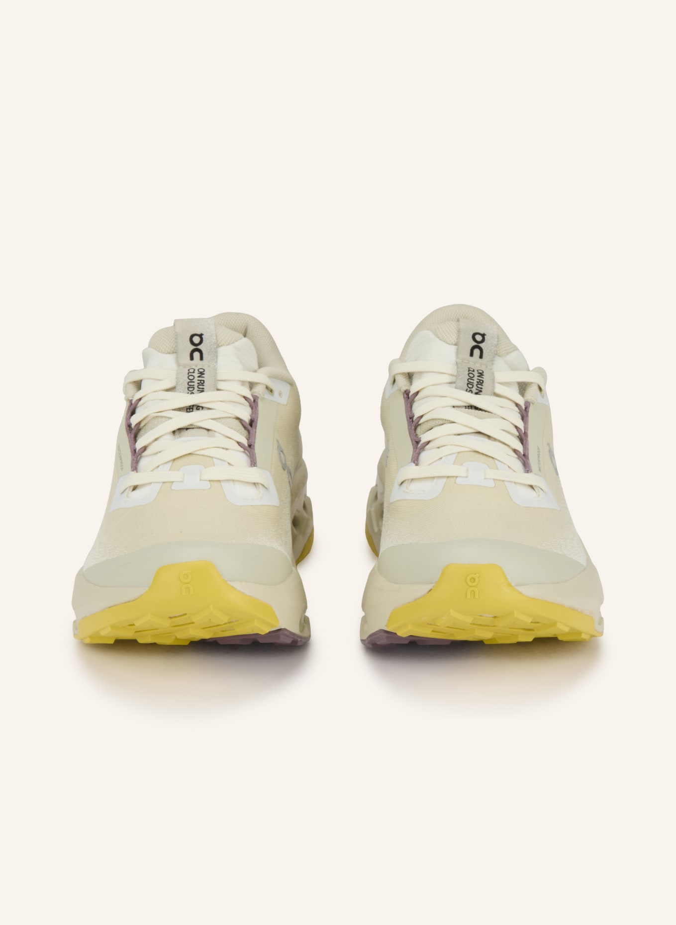 On Trailrunning-Schuhe CLOUDSURFER TRAIL 2: GRAU / HELLGRÜN