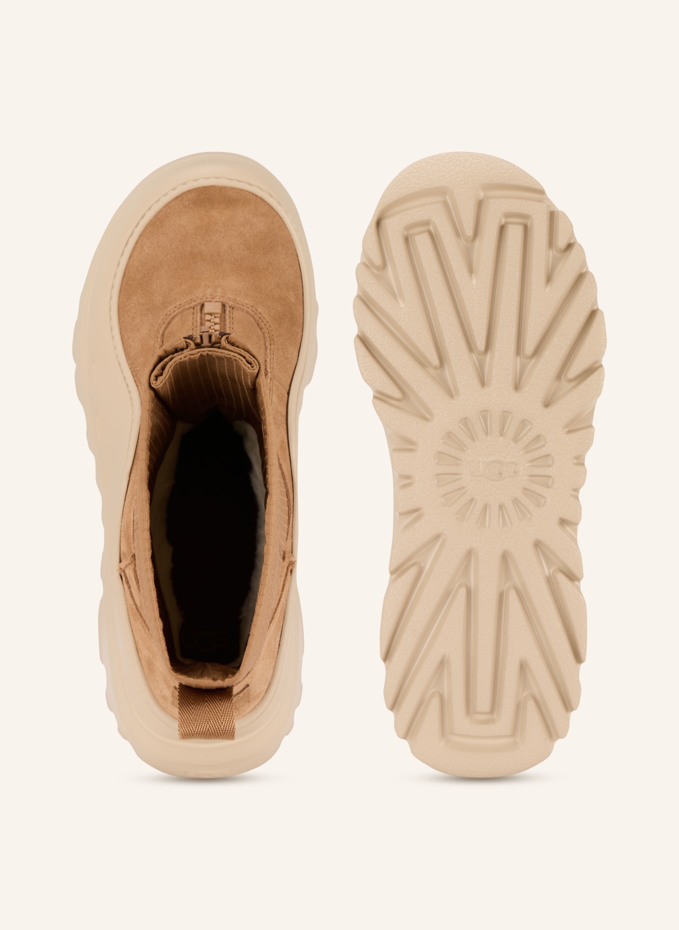 UGG Buty typu plateau PEAKMOD: BRĄZOWY