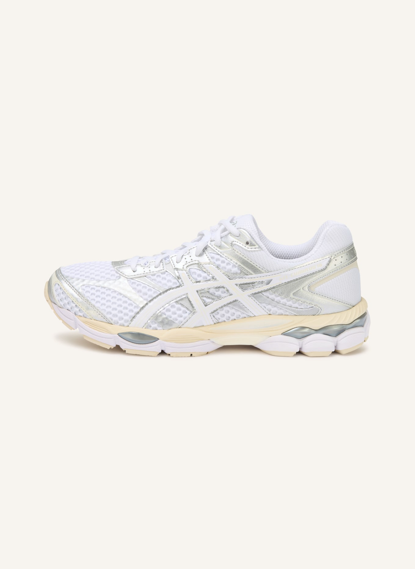 ASICS GEL-CUMULUS 16 sneaker: WHITE / SILVER