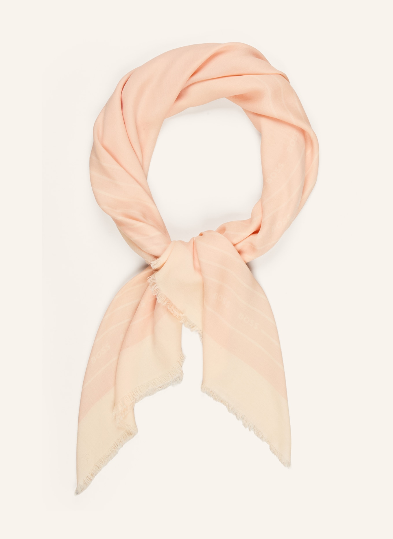 BOSS Chusta LAIK: RÓŻOWY / JASNORÓŻOWY