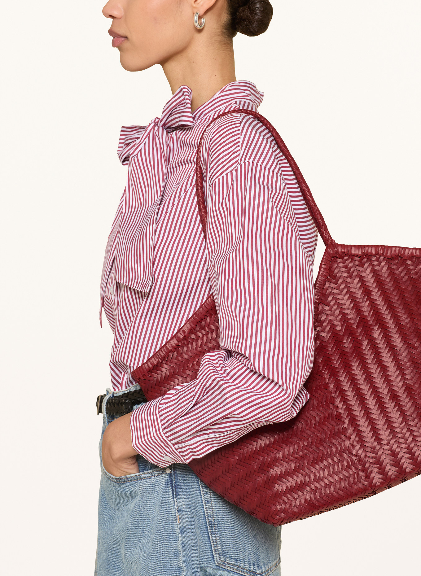 CALA JADE Shopper HUMI: DONKERROOD