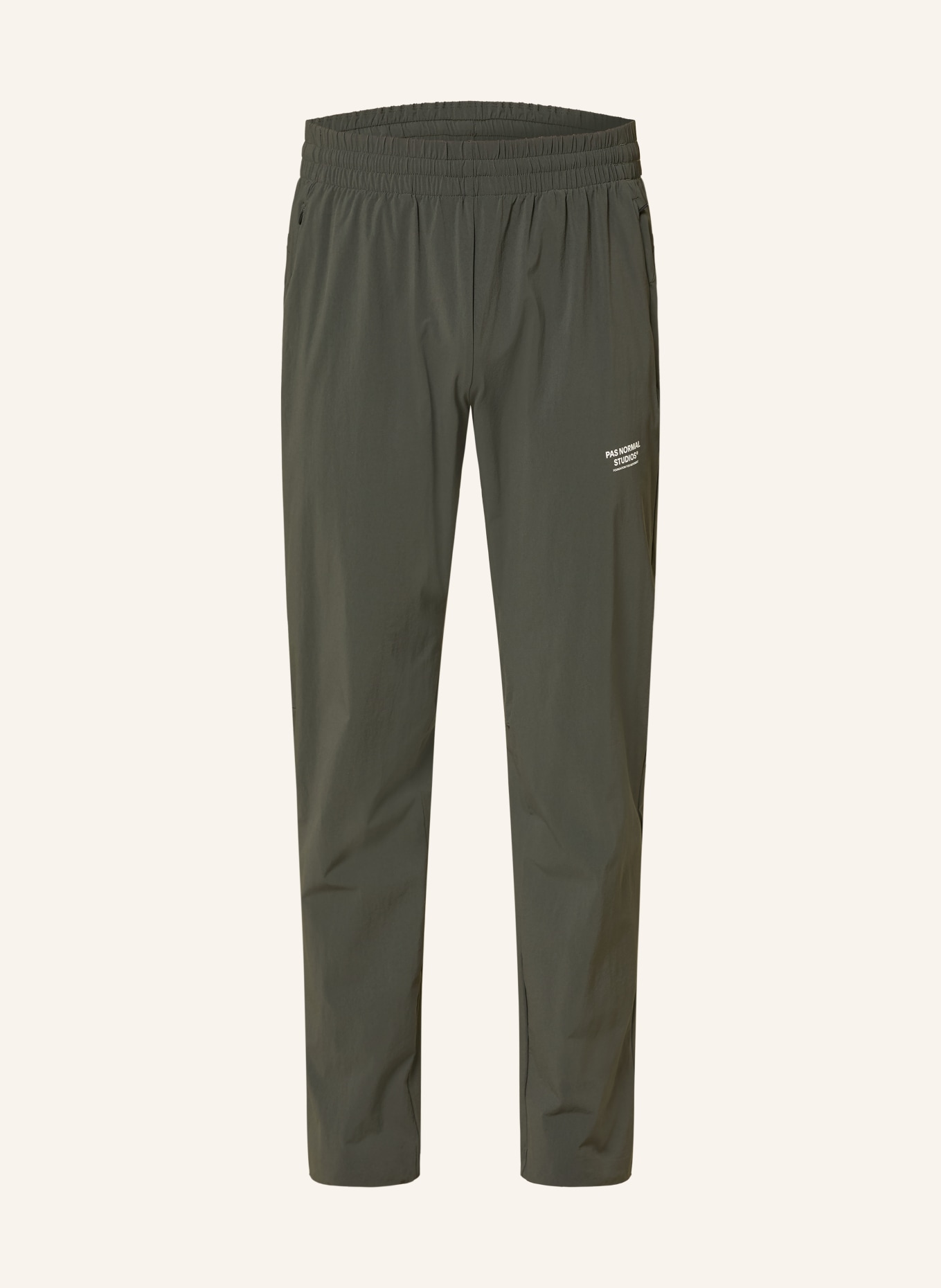 PAS NORMAL STUDIOS BALANCE running pants: OLIVE