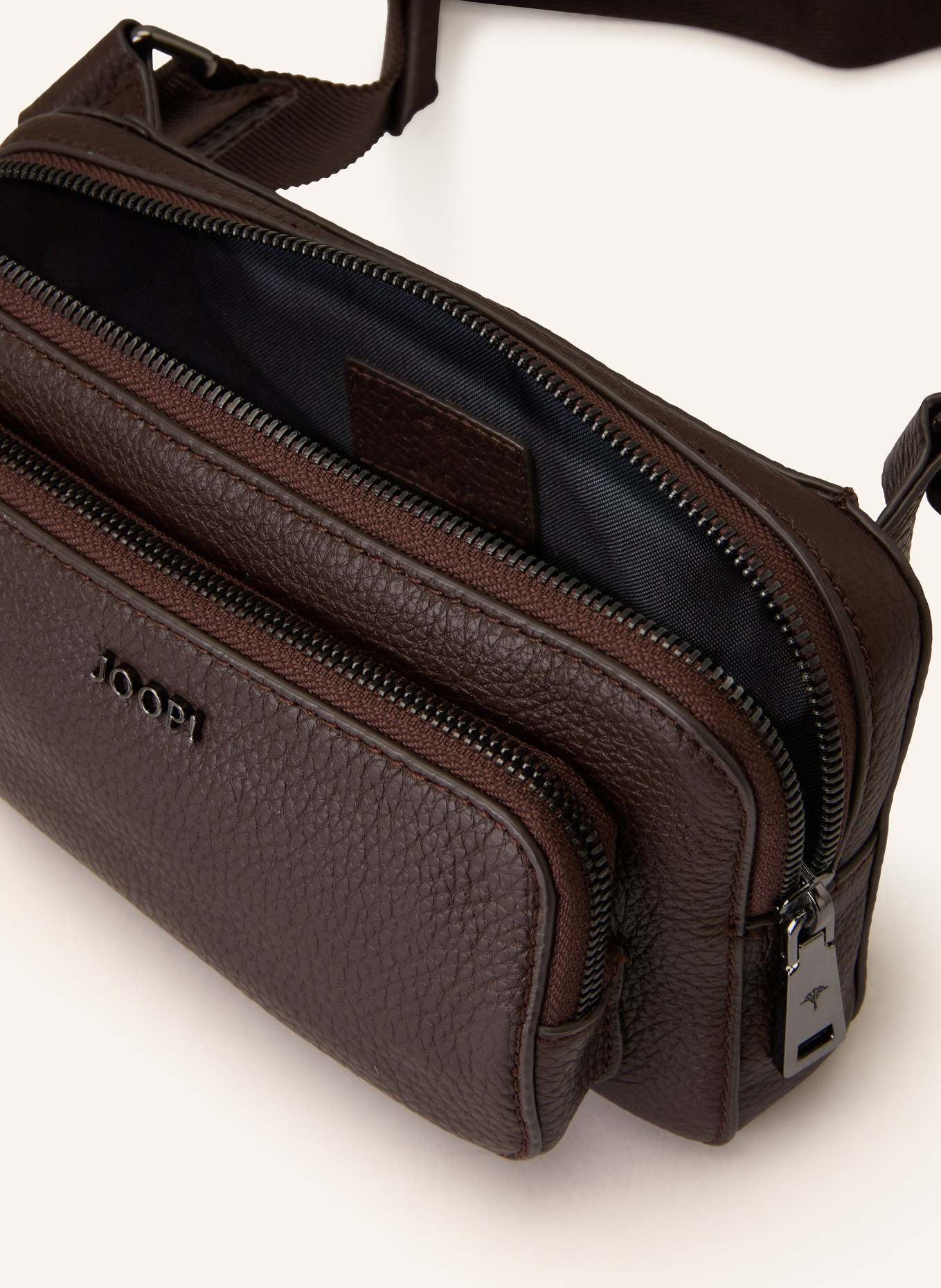 JOOP! EMIR belt bag: DARK BROWN