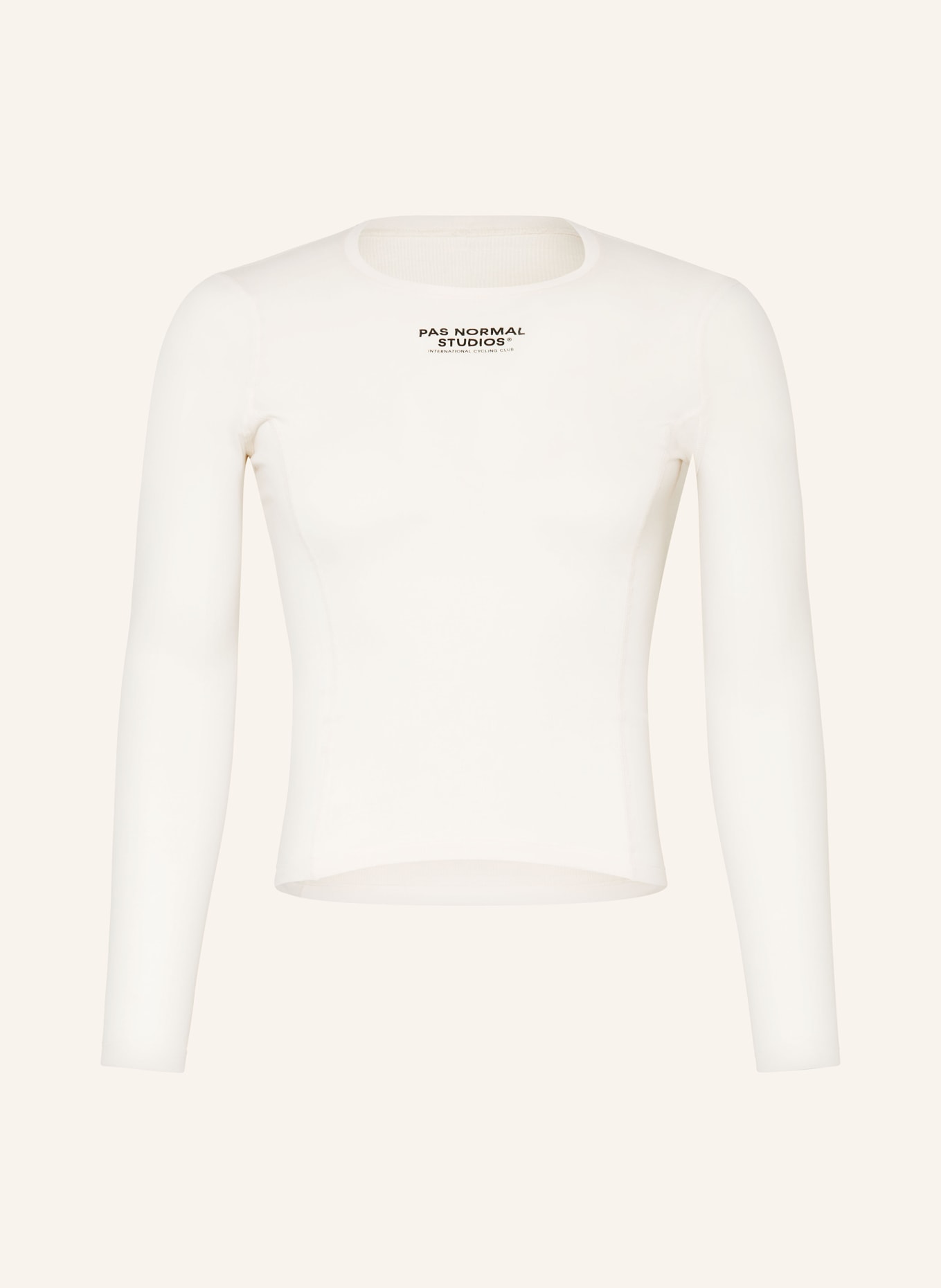 PAS NORMAL STUDIOS Koszulka z długim rękawem MID LONG SLEEVE BASELAYER: KREMOWY