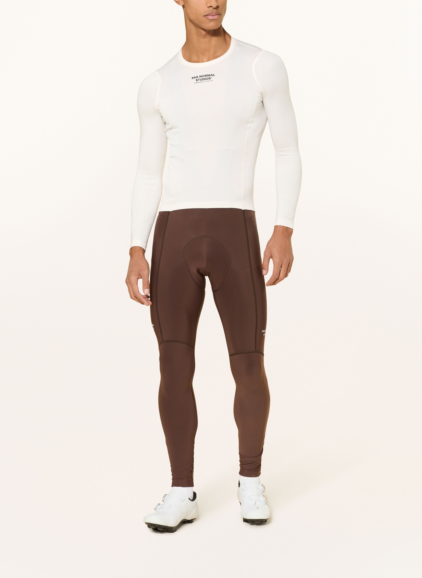 PAS NORMAL STUDIOS Koszulka z długim rękawem MID LONG SLEEVE BASELAYER: KREMOWY