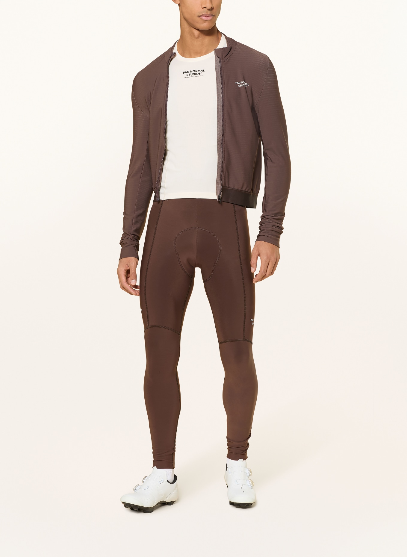 PAS NORMAL STUDIOS Koszulka z długim rękawem MID LONG SLEEVE BASELAYER: KREMOWY