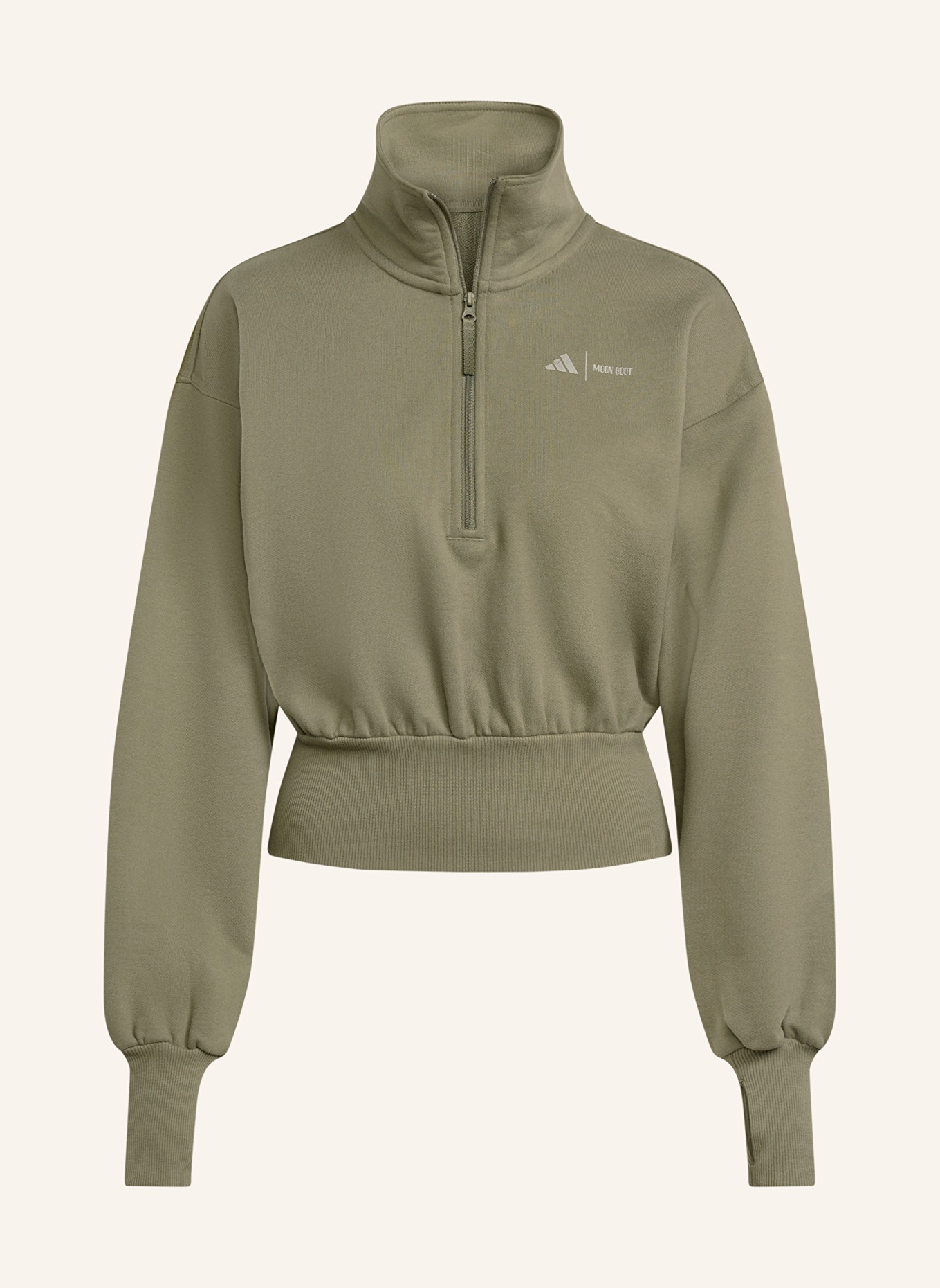 adidas Mikina ADIDAS X MOON BOOT: KHAKI