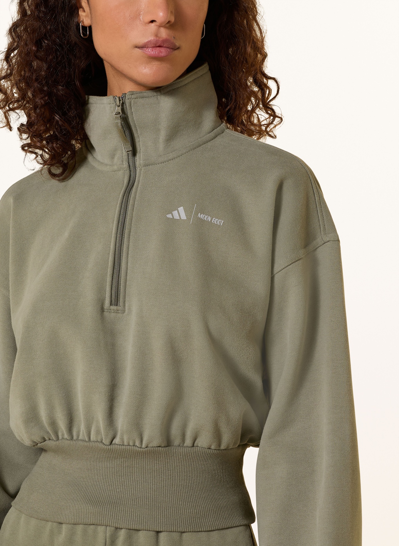 adidas Mikina ADIDAS X MOON BOOT: KHAKI