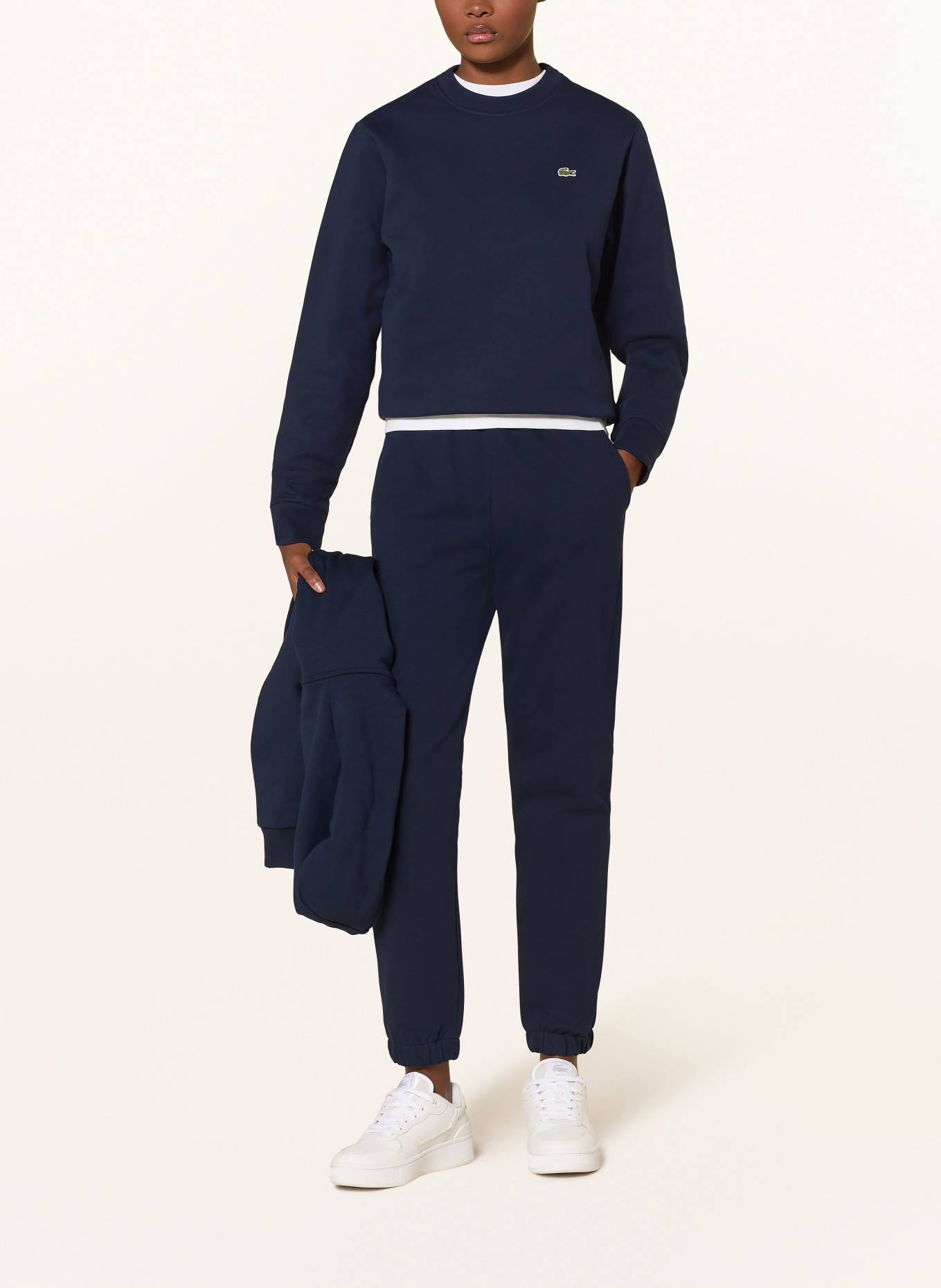 LACOSTE Sweatshirt: DUNKELBLAU
